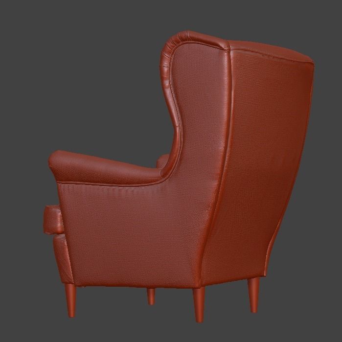 armchair ikea 3D print model_6