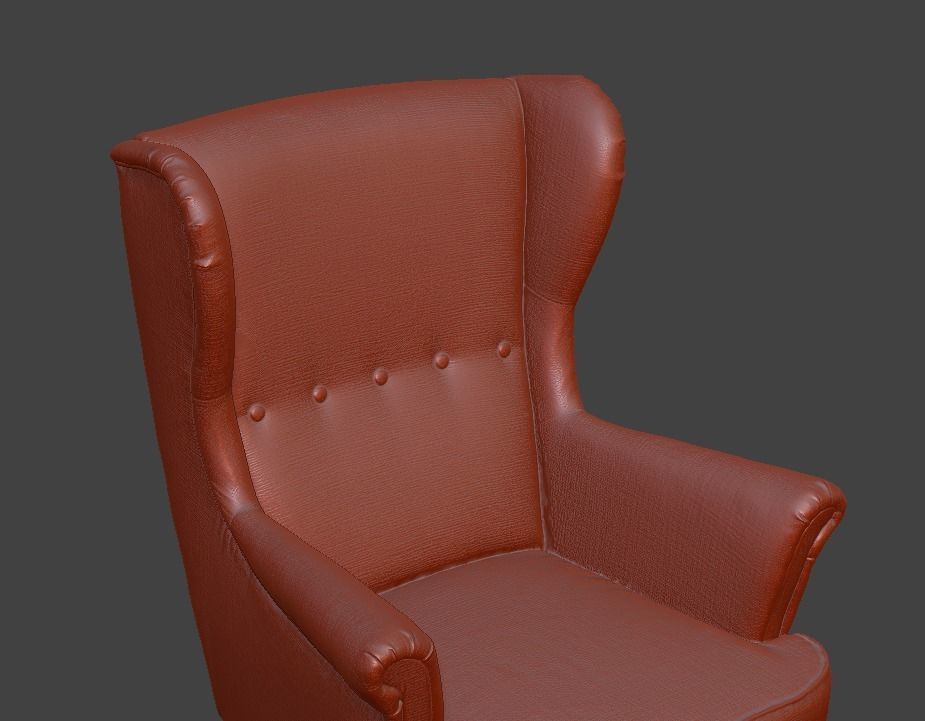 armchair ikea 3D print model_17
