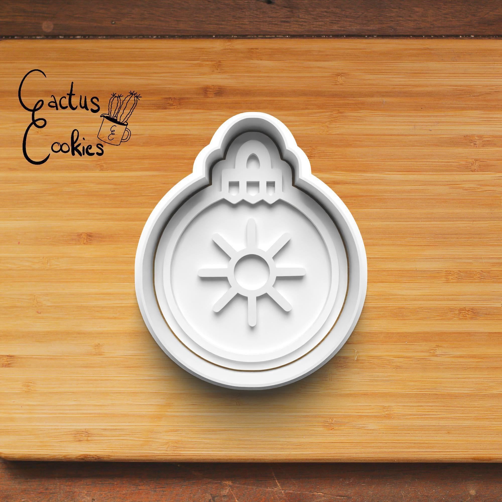 Christmas Baubles Cookie Cutter Stl File for 3d Printer 0462 3D print model_5