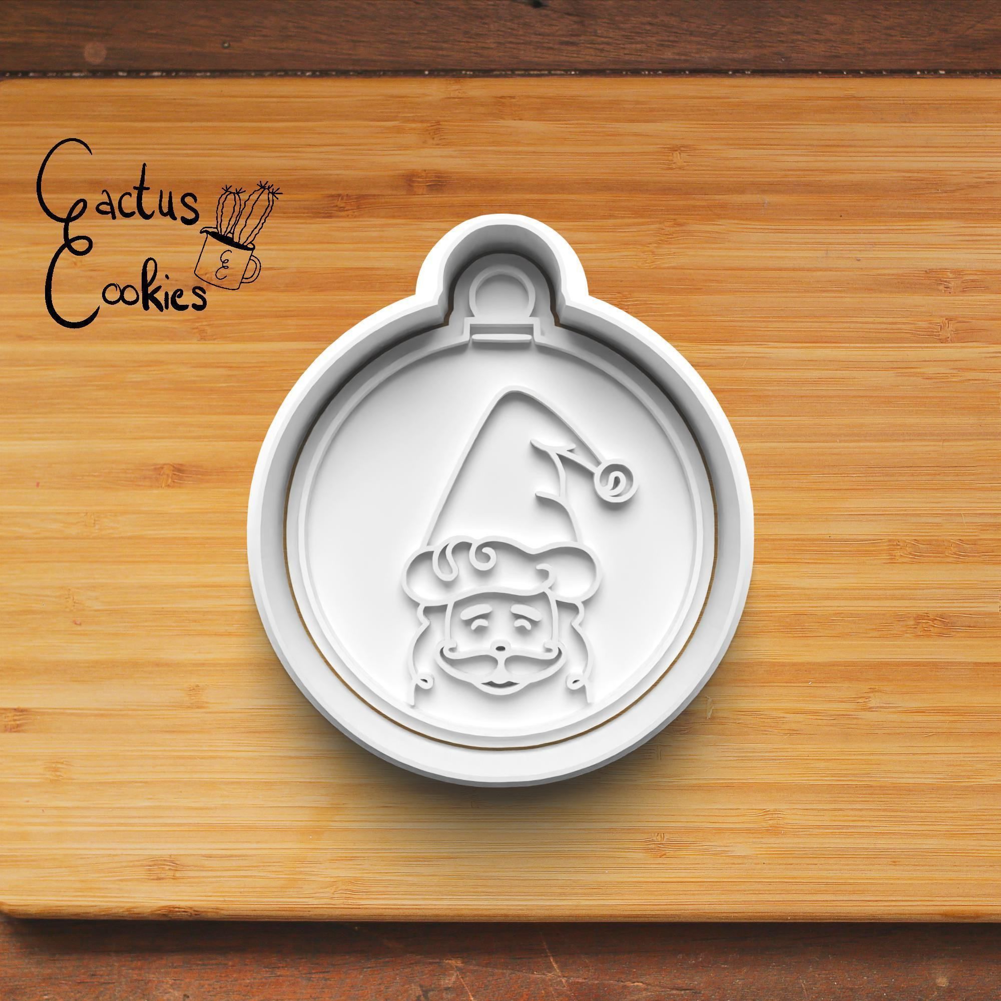 Christmas Baubles Cookie Cutter Stl File for 3d Printer 0010 3D print model_5