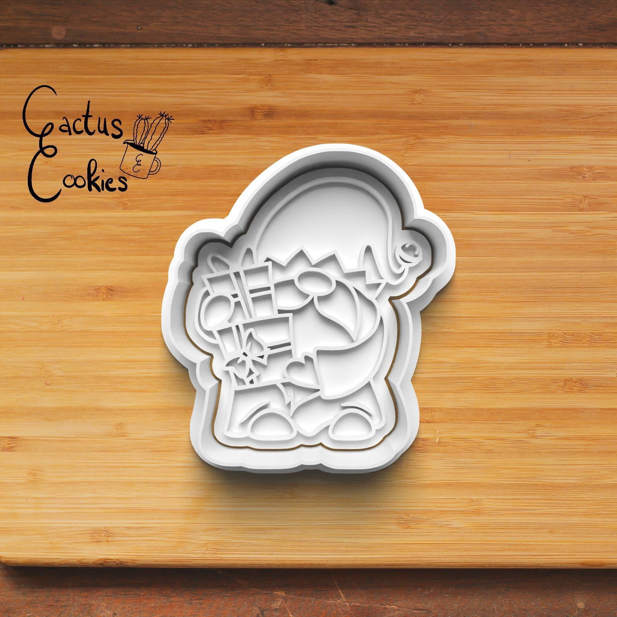 Christmas Gnome Cookie Cutter Stl File for 3d Printer 0473 3D print model_5