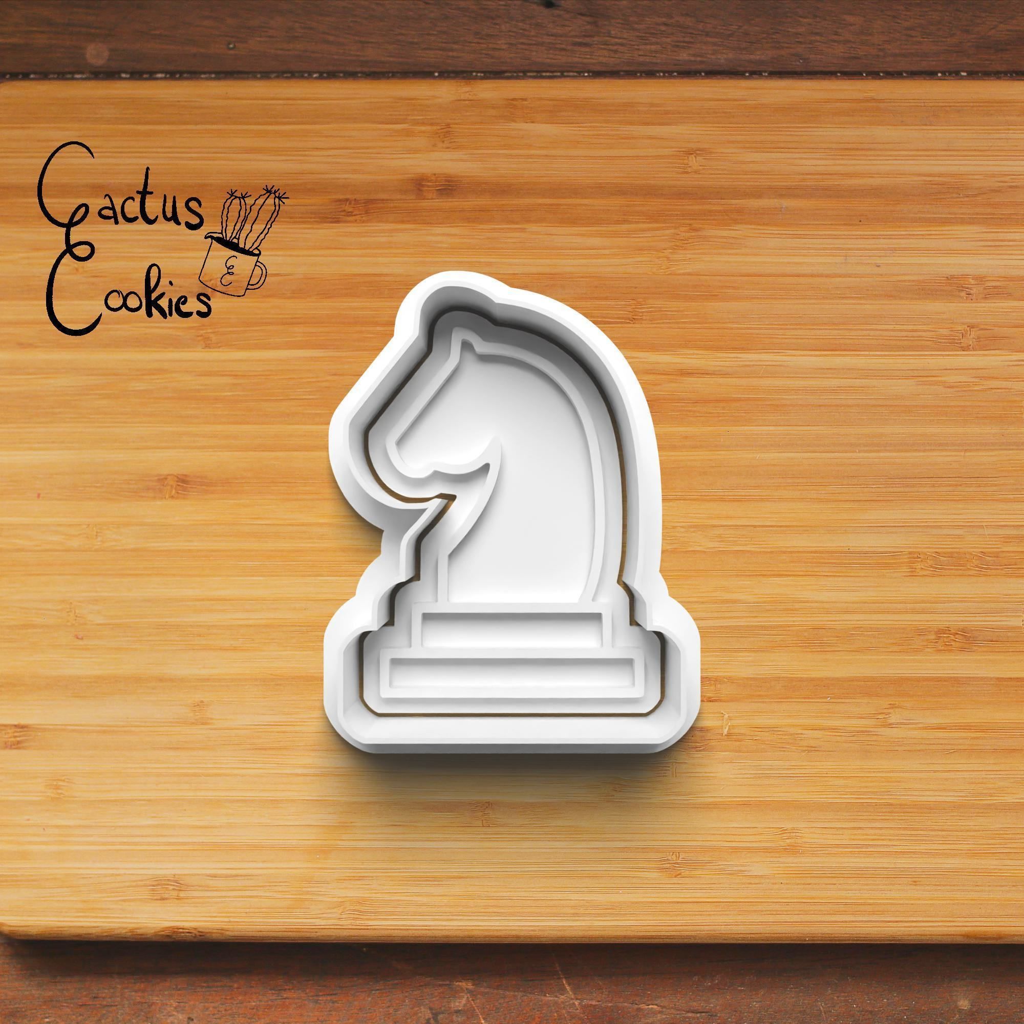 Chess Cookie Cutter Stl File for 3d Printer 0205 3D print model_5