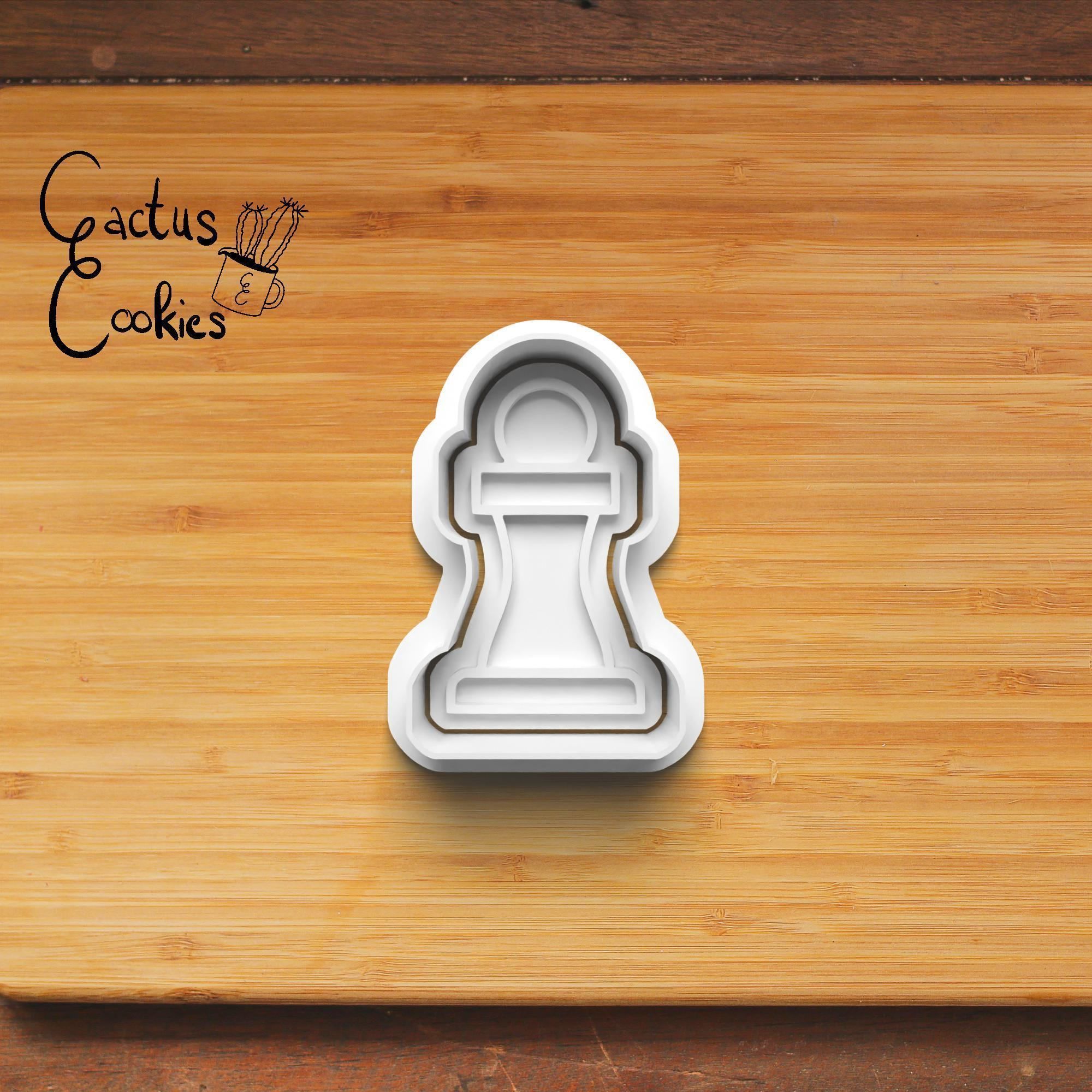 Chess Cookie Cutter Stl File for 3d Printer 0205 3D print model_3