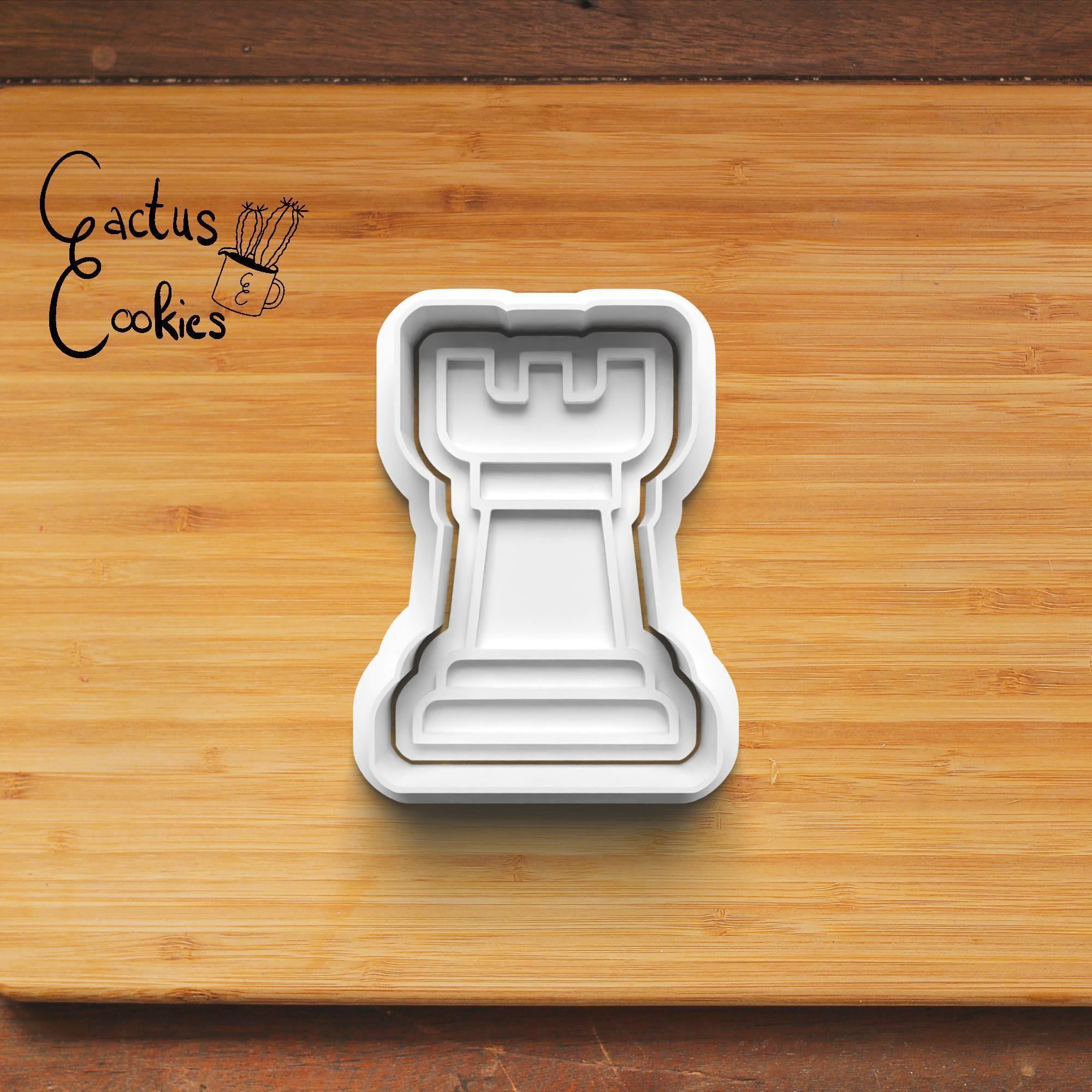 Chess Cookie Cutter Stl File for 3d Printer 0205 3D print model_2