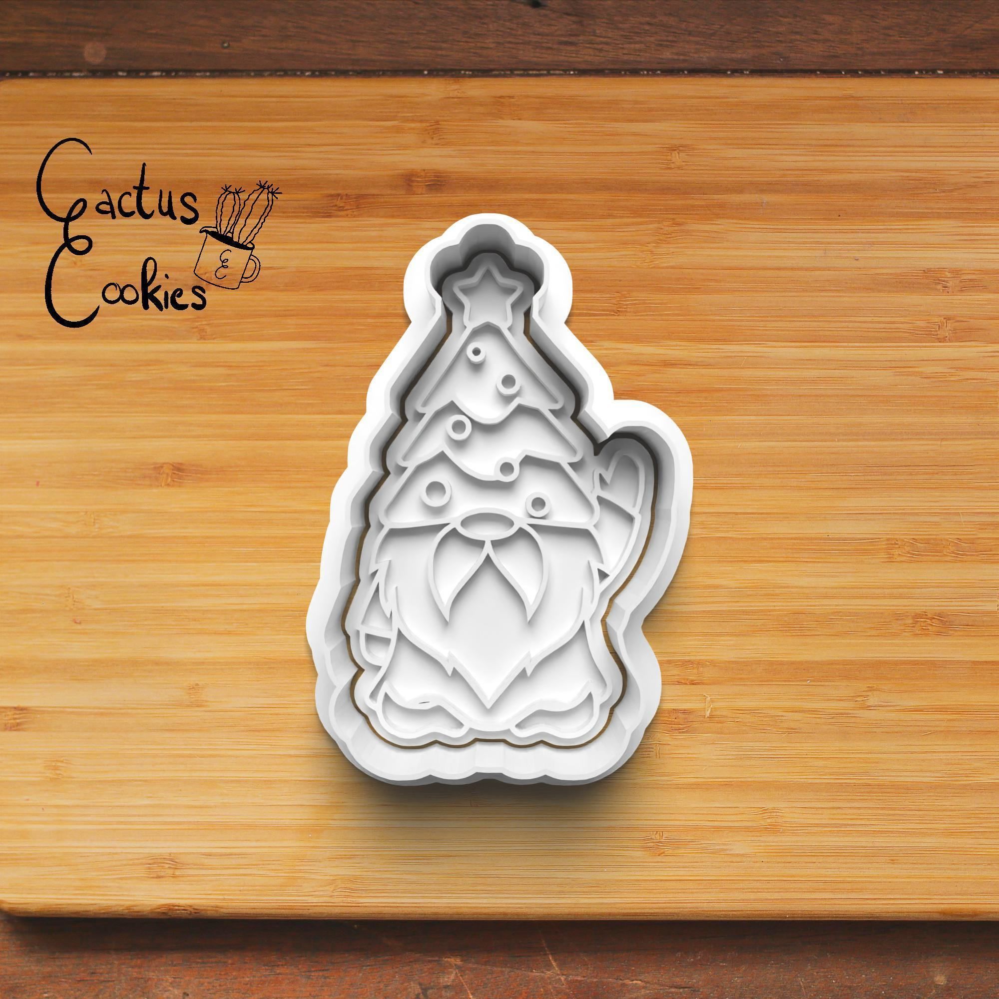 Christmas Gnome Cookie Cutter Stl File for 3d Printer 0027 3D print model_4