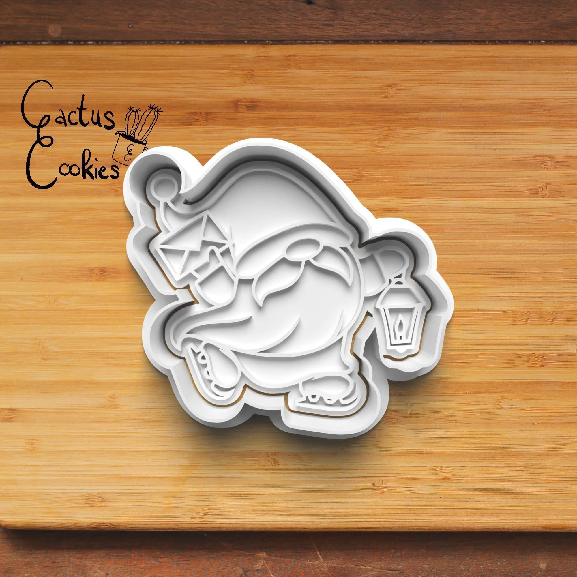 Christmas Gnome Cookie Cutter Stl File for 3d Printer 0027 3D print model_3