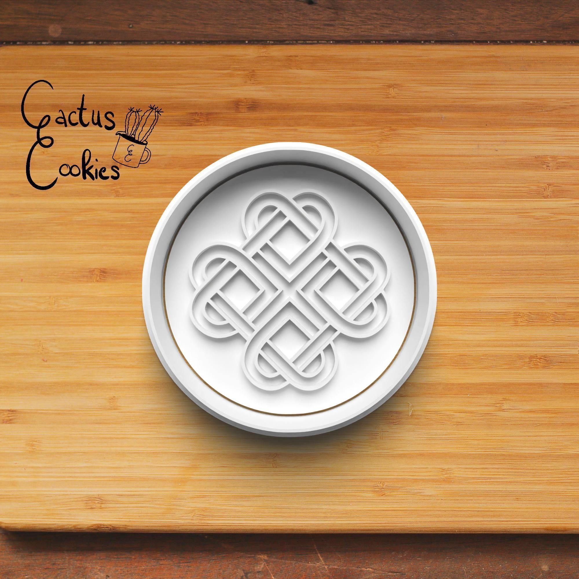 Celtic Knot Cookie Cutter Stl File for 3d Printer 0284 3D print model_3