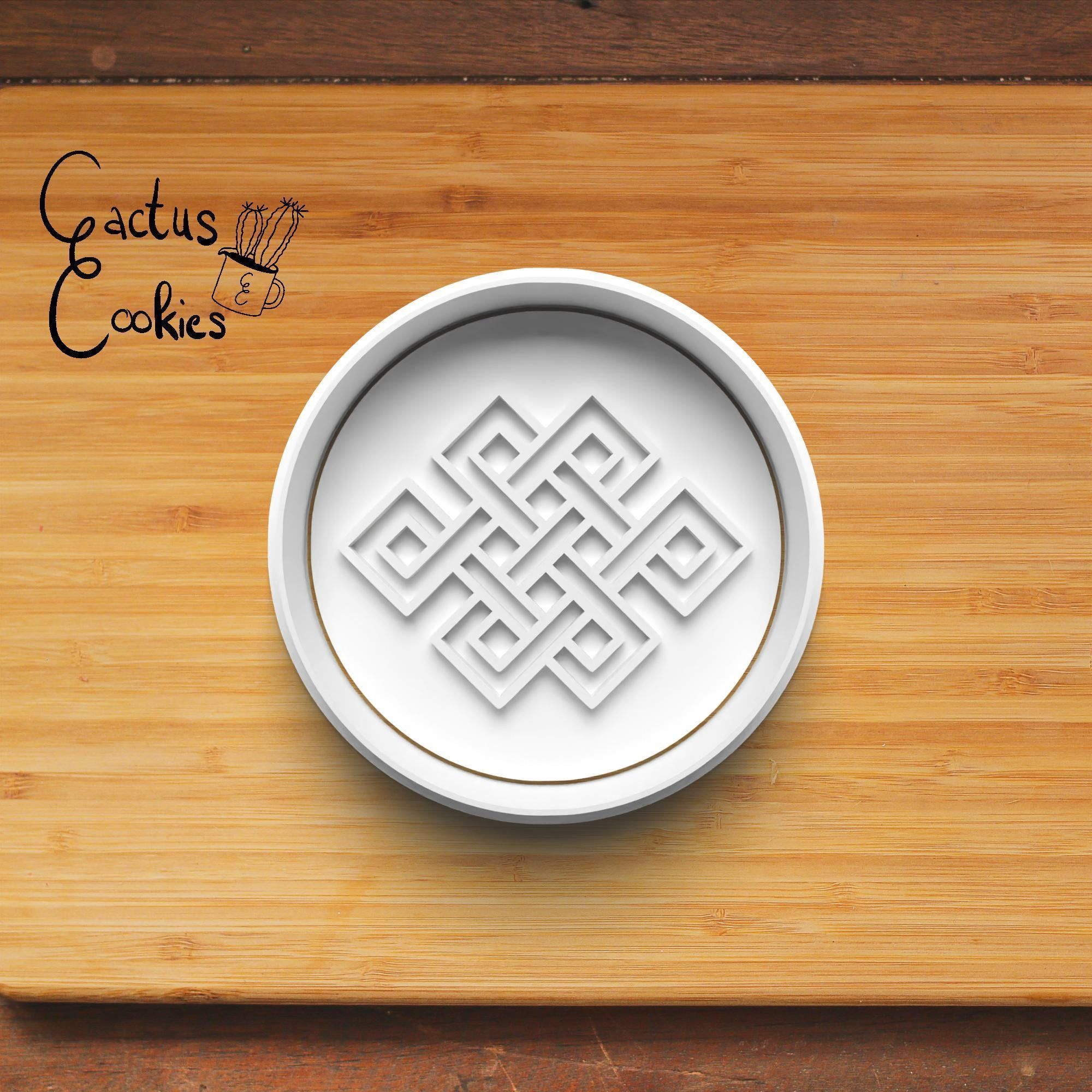 Celtic Knot Cookie Cutter Stl File for 3d Printer 0284 3D print model_5