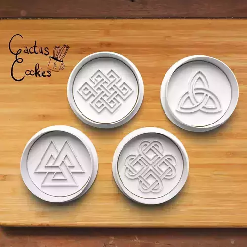 Celtic Knot Cookie Cutter Stl File for 3d Printer 0284 3D print model