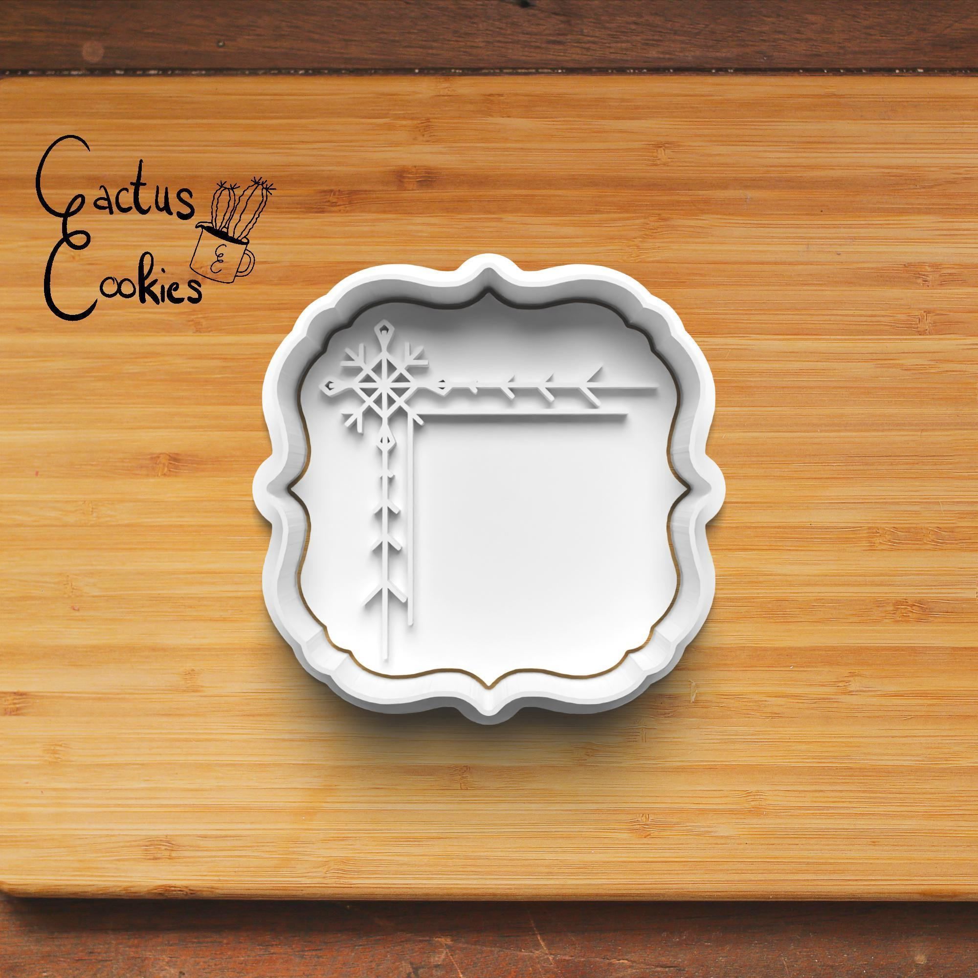 Christmas Frames Cookie Cutter Stl File for 3d Printer 0465 3D print model_4