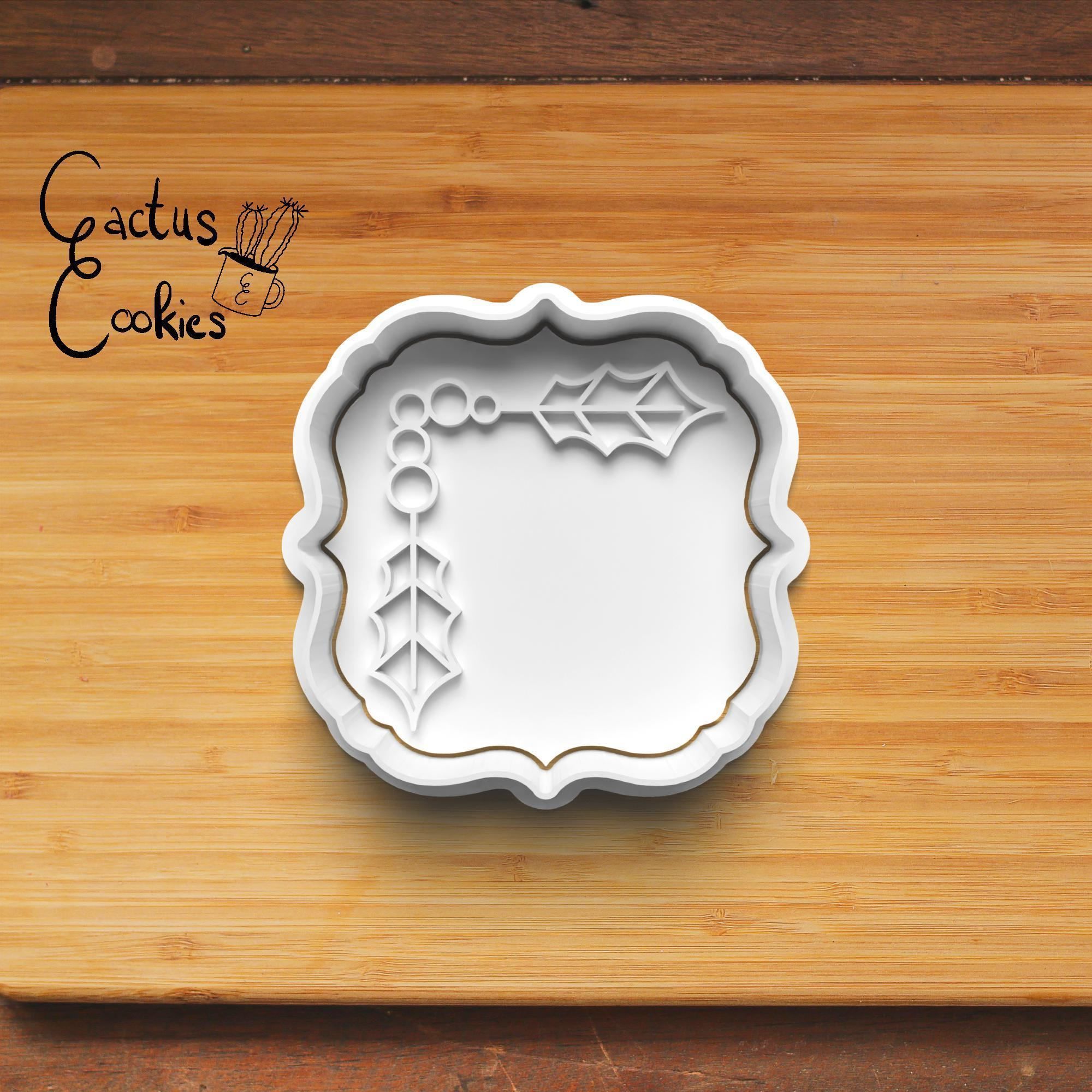 Christmas Frames Cookie Cutter Stl File for 3d Printer 0465 3D print model_3