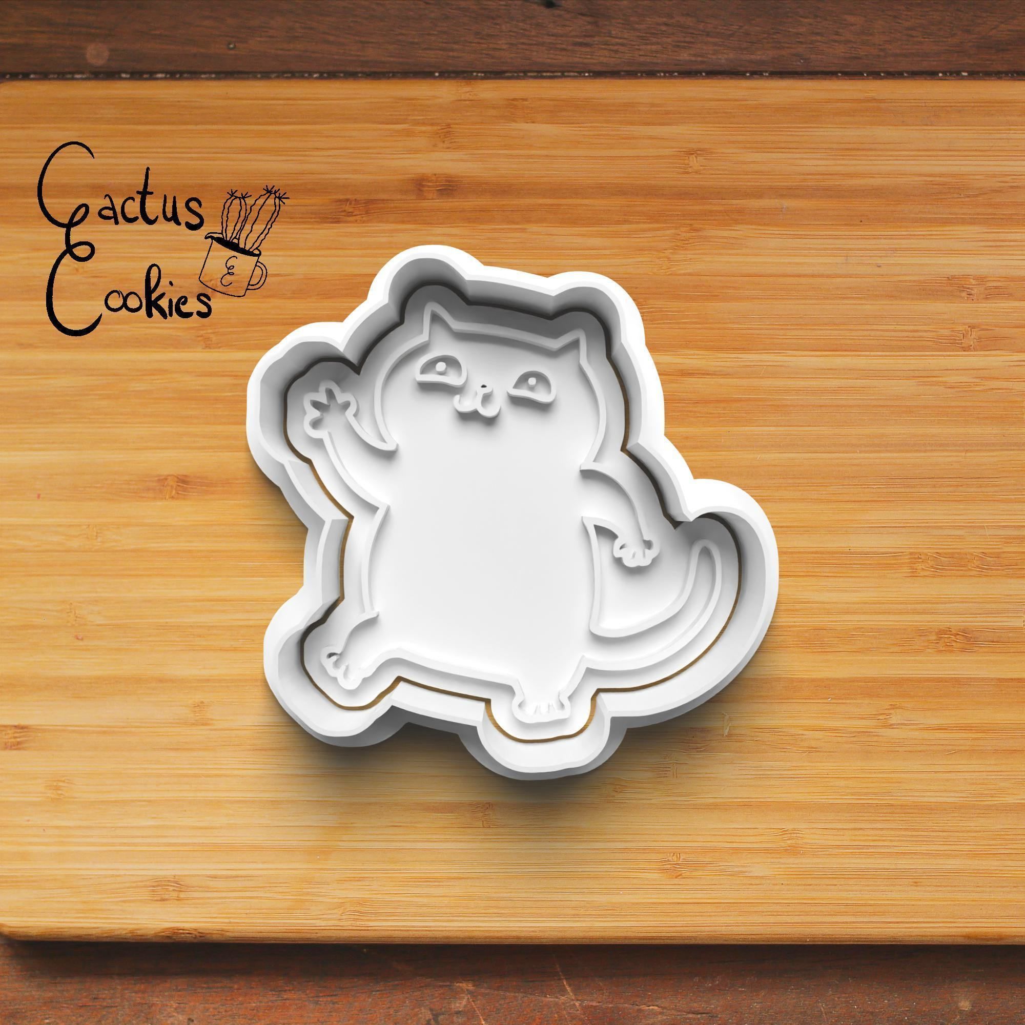 Cats Cookie Cutter Stl File for 3d Printer 0429 3D print model_4