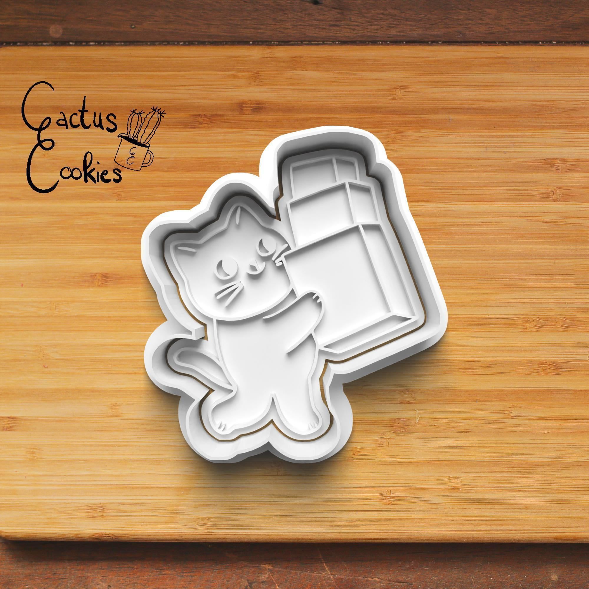 Cats Cookie Cutter Stl File for 3d Printer 0199 3D print model_2
