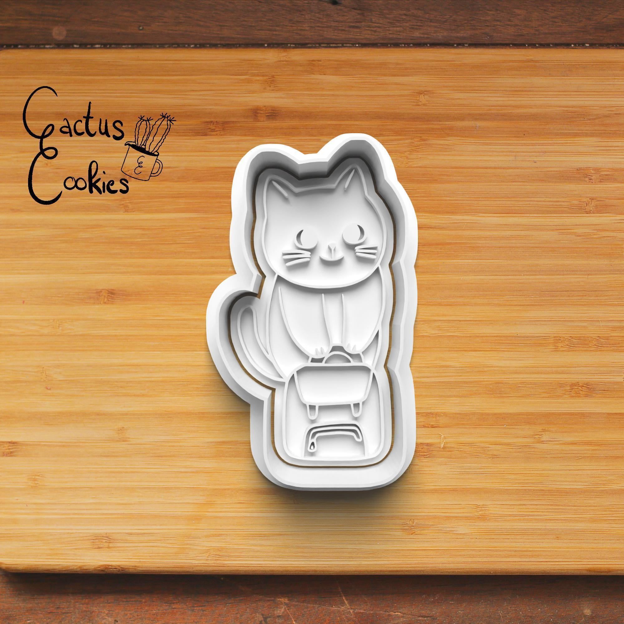 Cats Cookie Cutter Stl File for 3d Printer 0199 3D print model_5