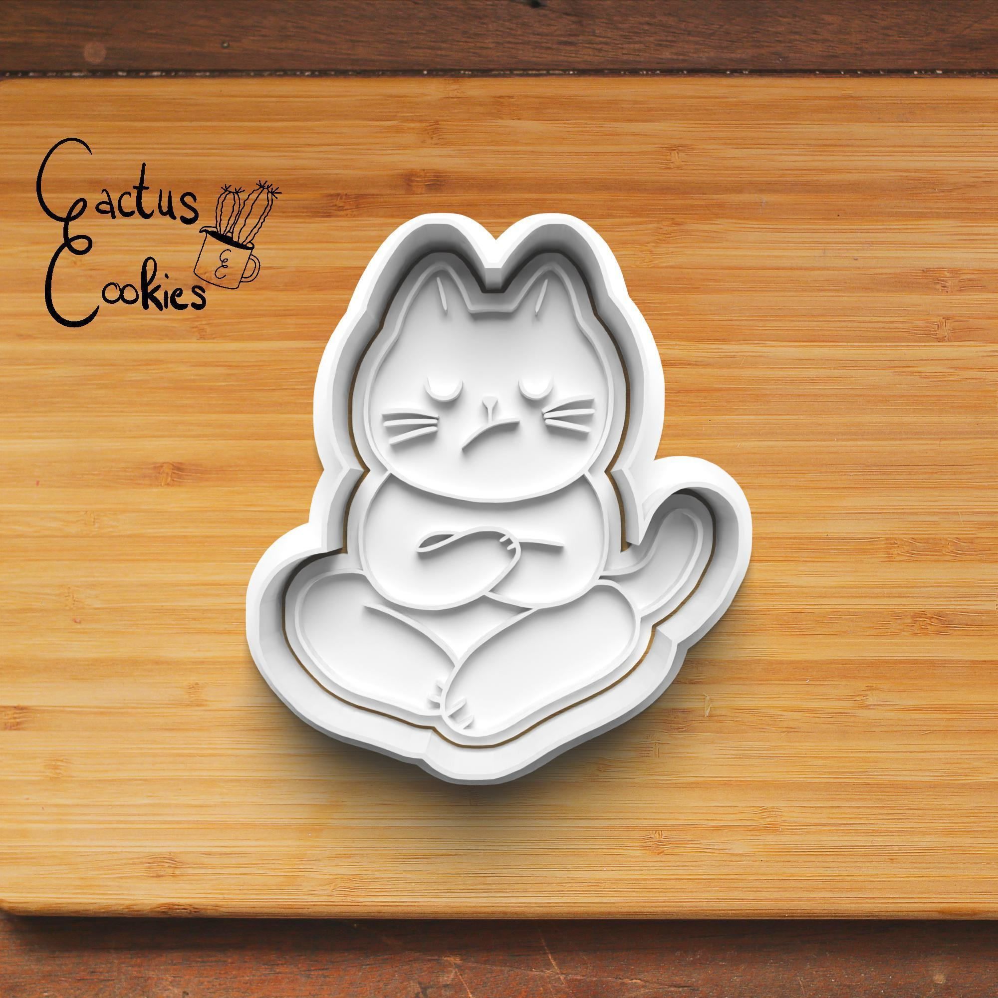 Cats Cookie Cutter Stl File for 3d Printer 0199 3D print model_4