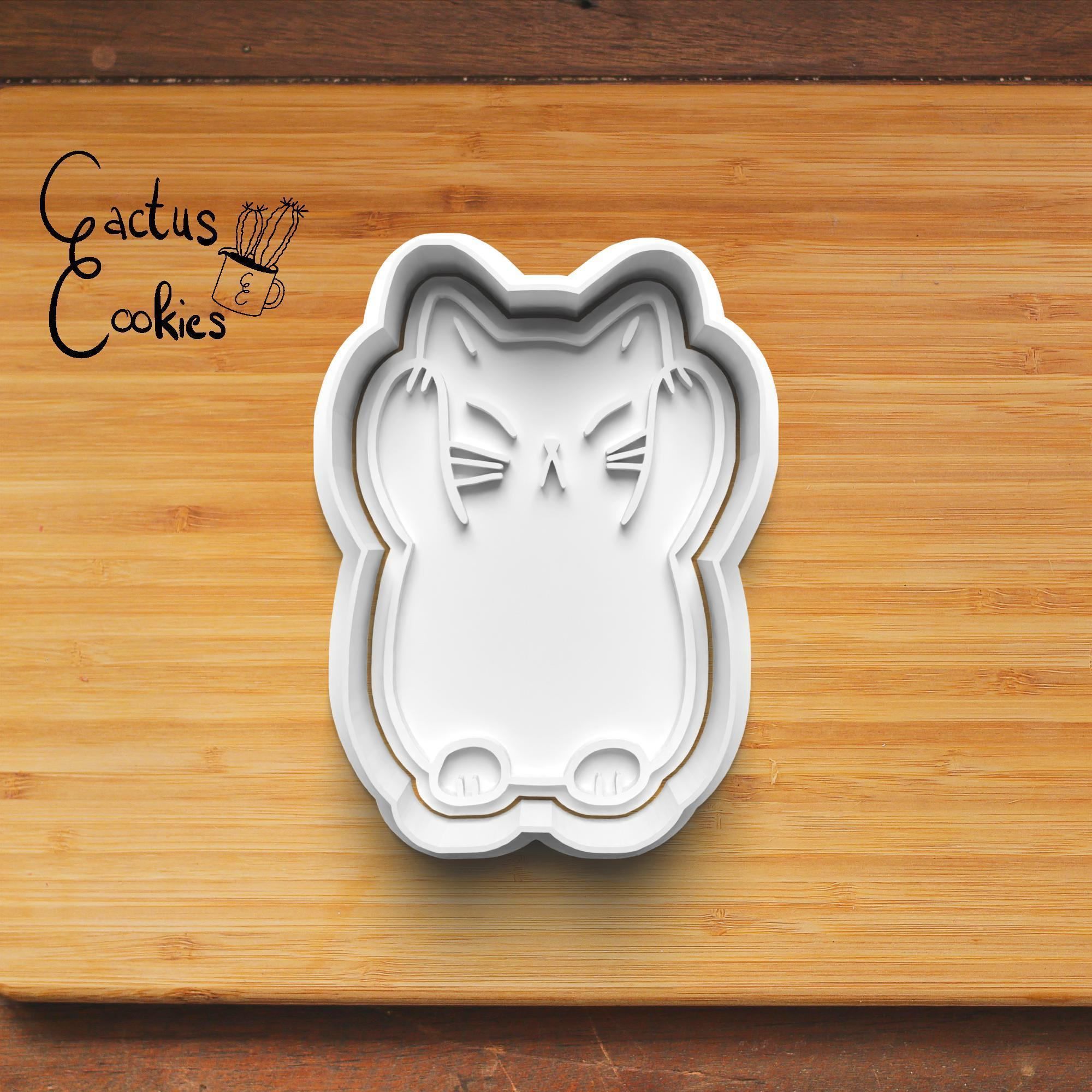 Cats Cookie Cutter Stl File for 3d Printer 0198 3D print model_5