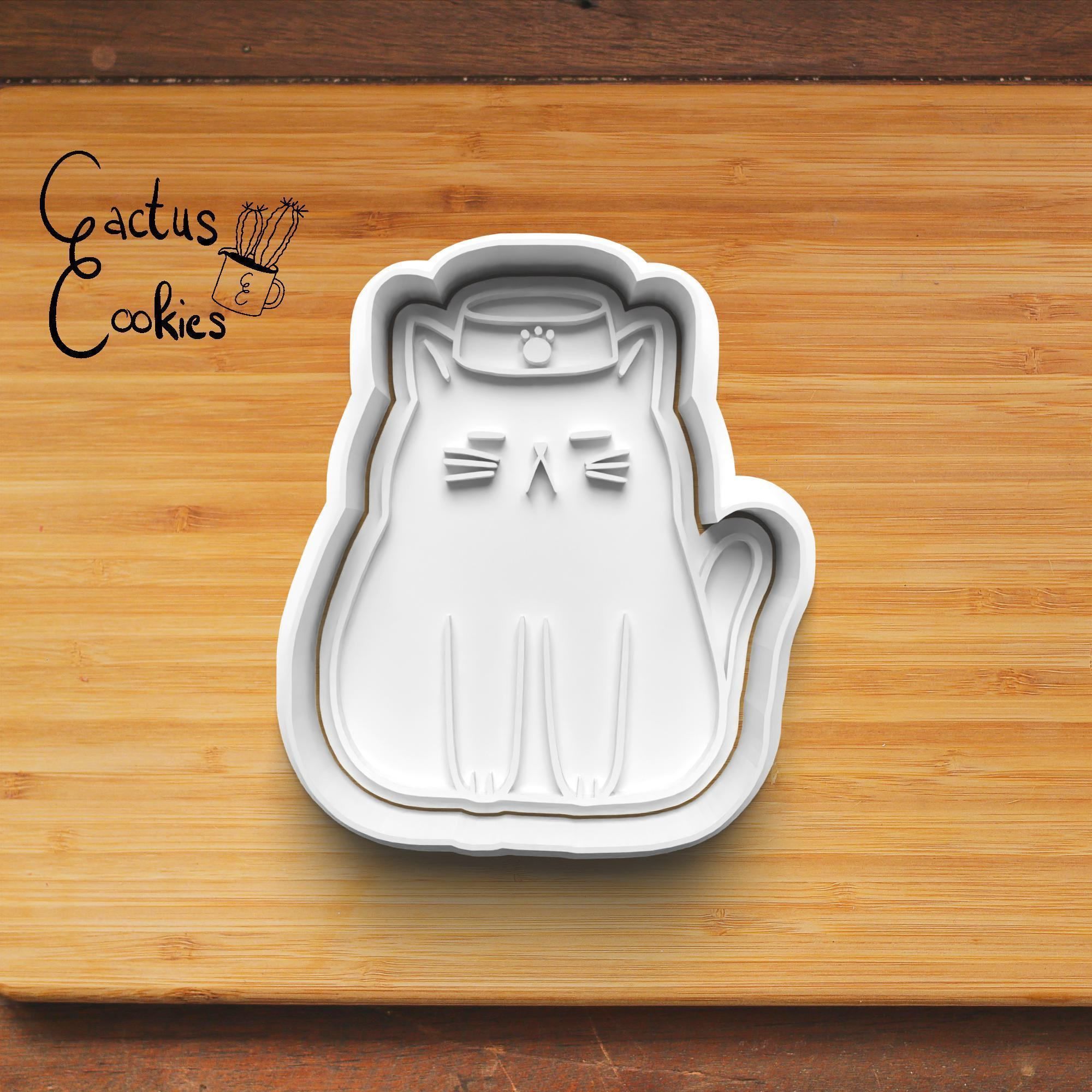Cats Cookie Cutter Stl File for 3d Printer 0198 3D print model_2