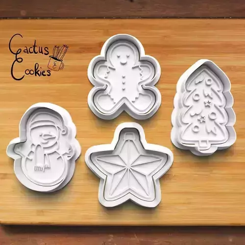 Christmas Cookie Cutter Stl File for 3d Printer 0481 3D print model Christmas Cookie Cutter Stl File for 3d Printer 0481 3D print model