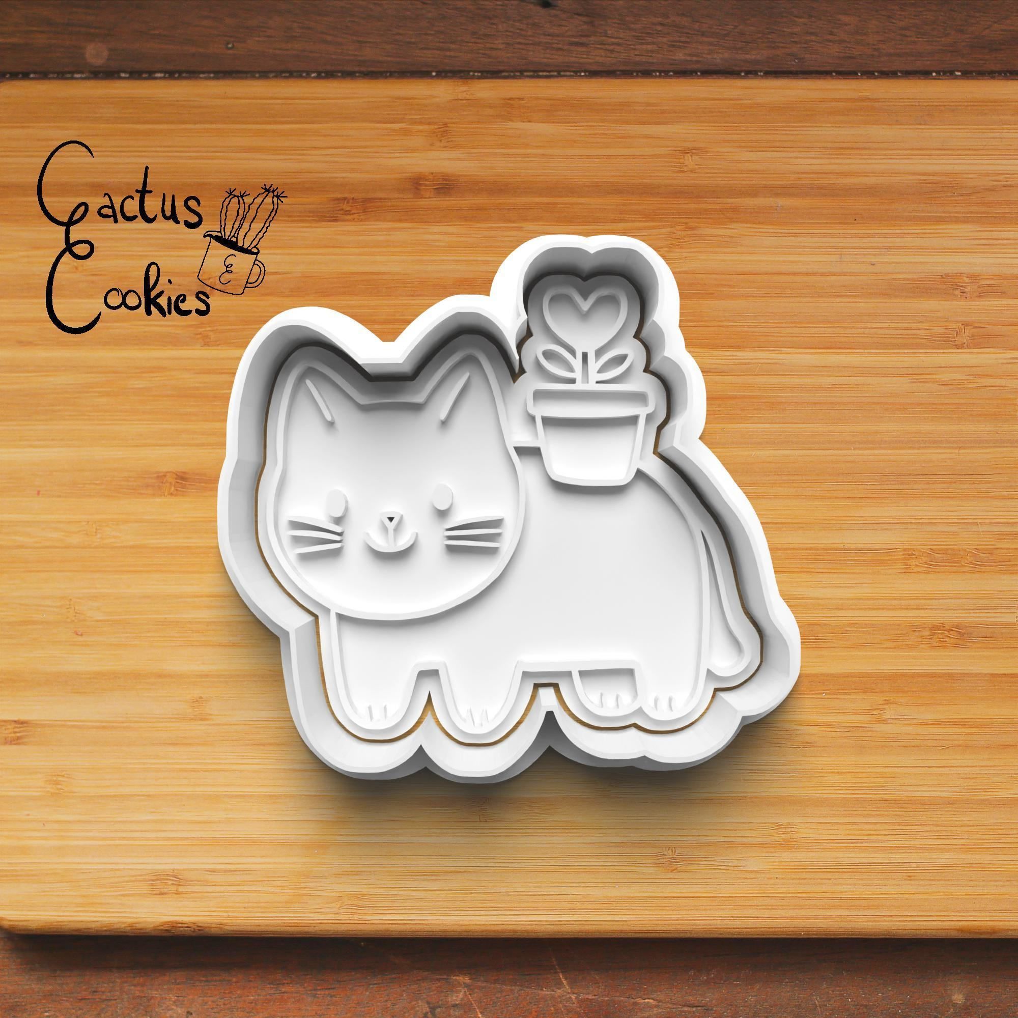 Cats Cookie Cutter Stl File for 3d Printer 0197 3D print model_4
