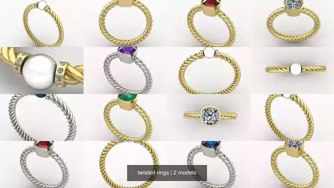 twisted rings