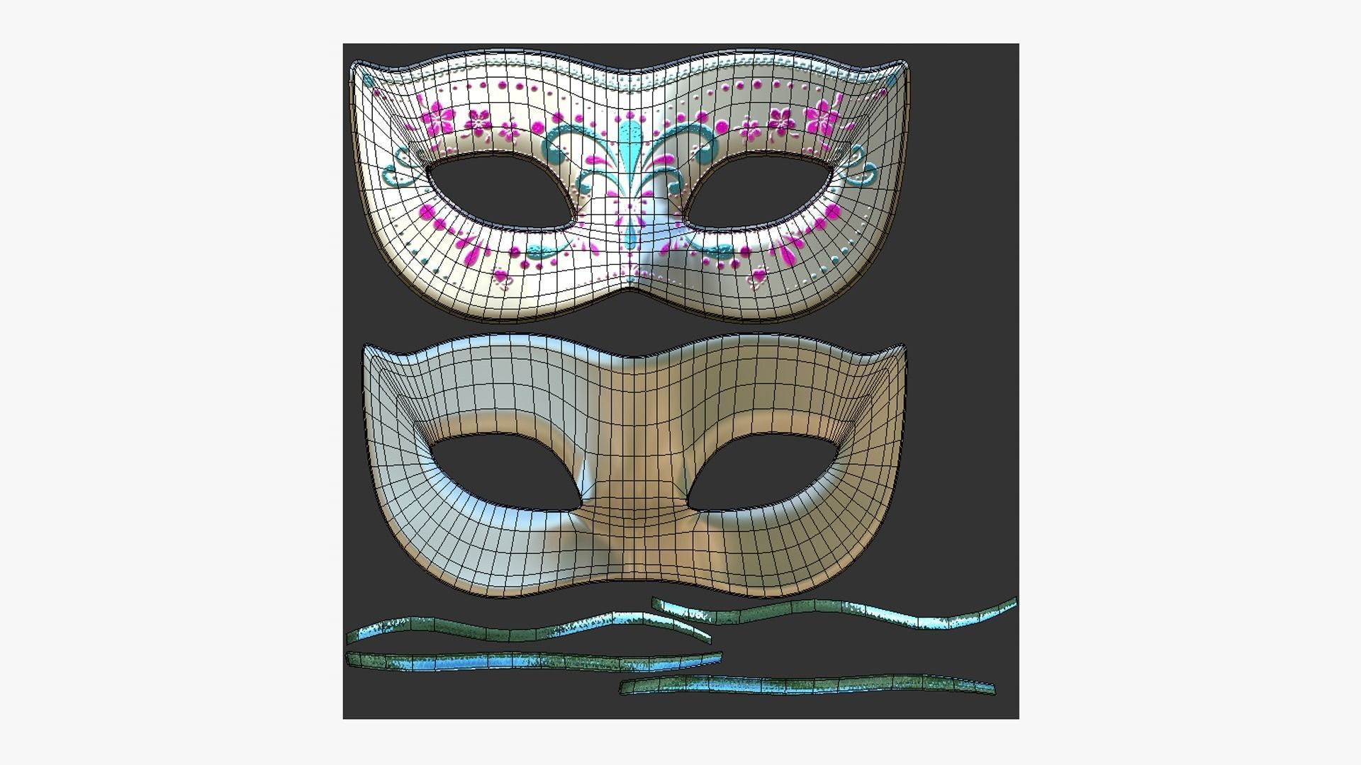 12 Carnival Mask C Collection - Costume Character Design _76
