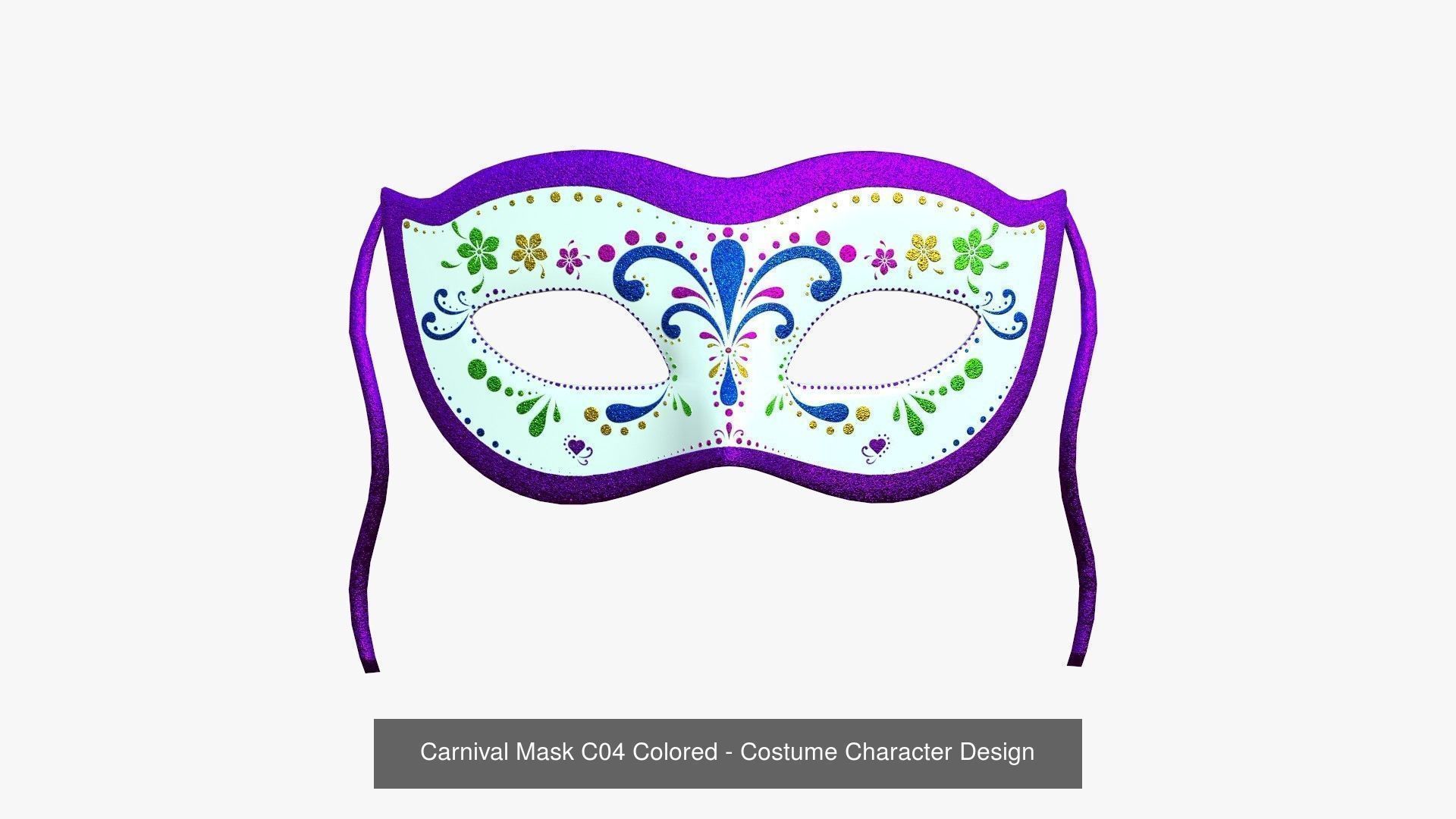 12 Carnival Mask C Collection - Costume Character Design _4