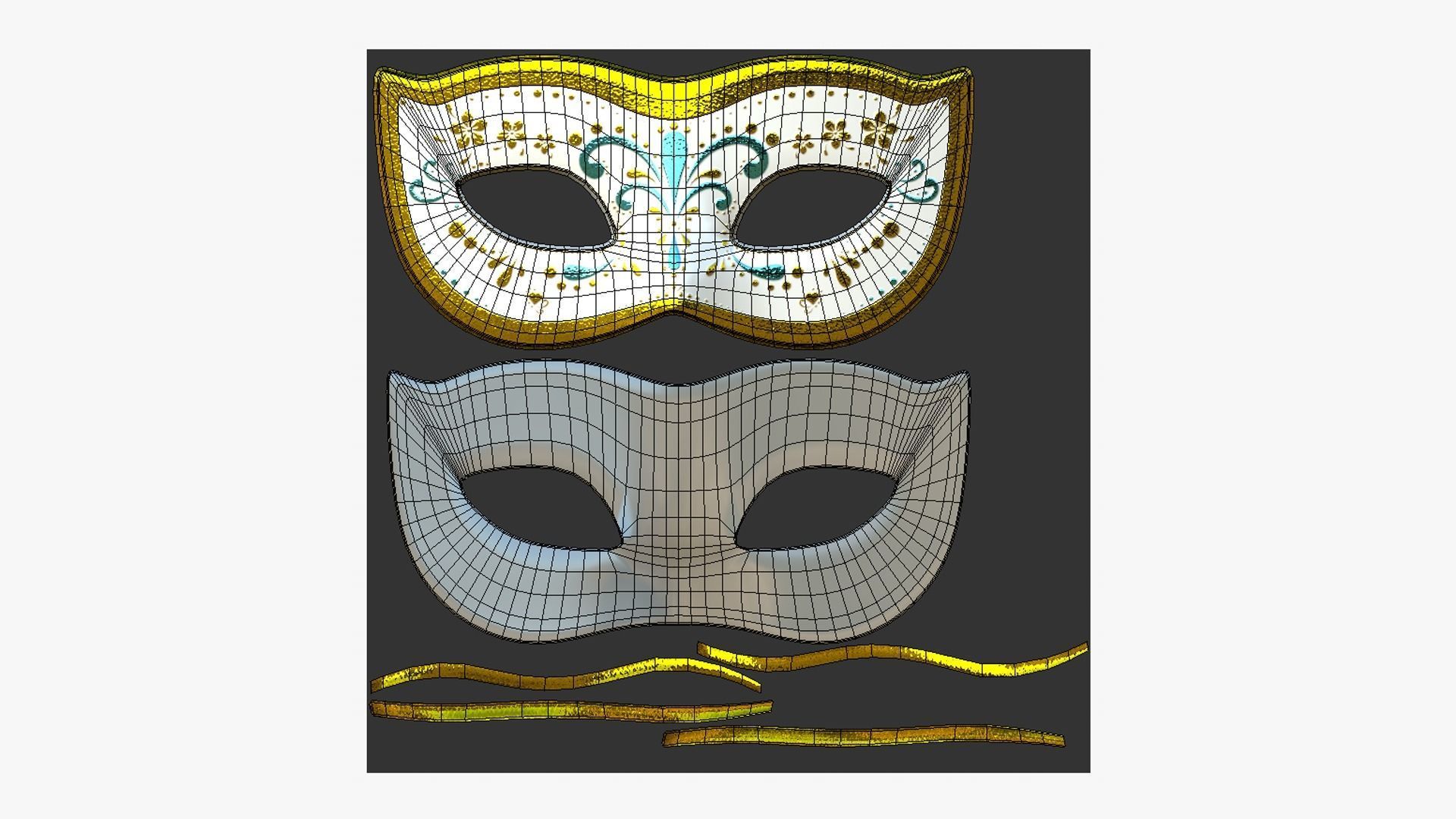 12 Carnival Mask C Collection - Costume Character Design _91