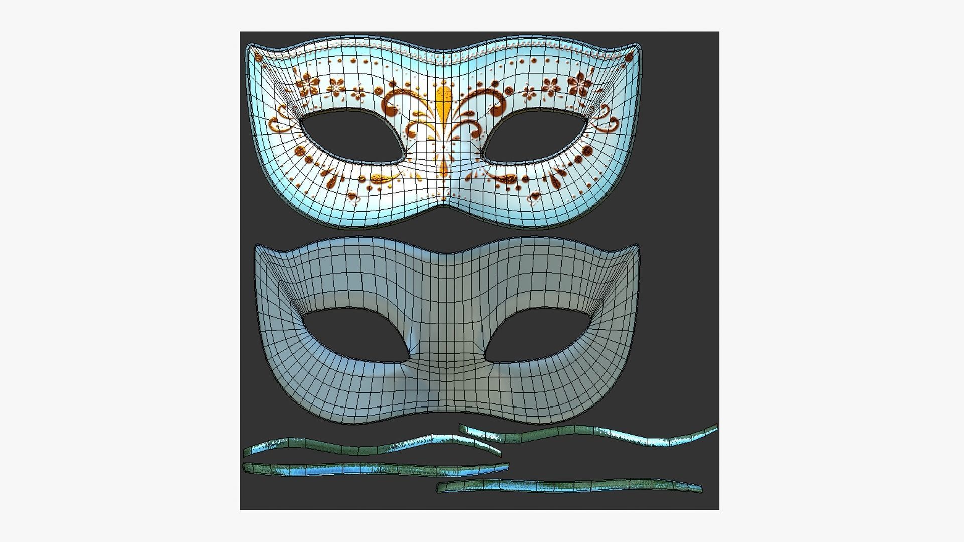12 Carnival Mask C Collection - Costume Character Design _87