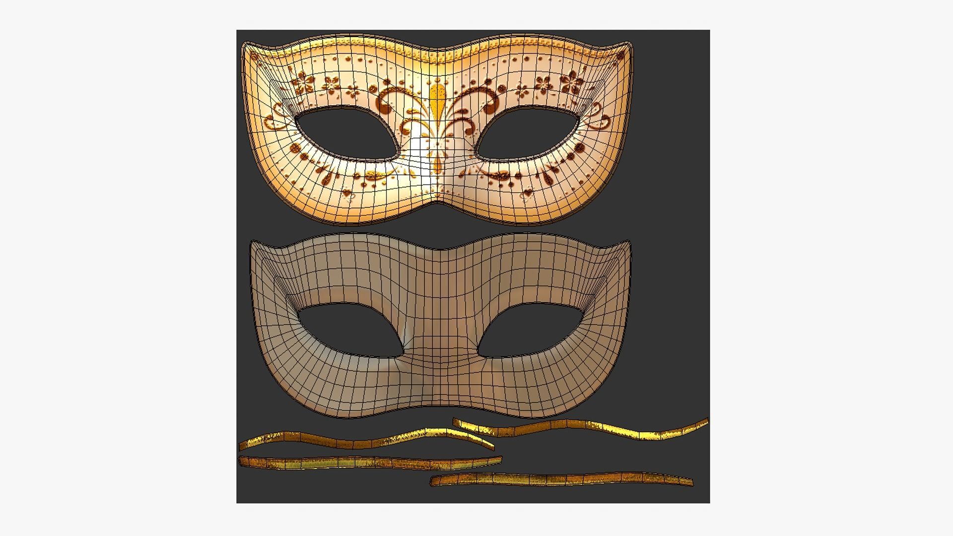 12 Carnival Mask C Collection - Costume Character Design _89