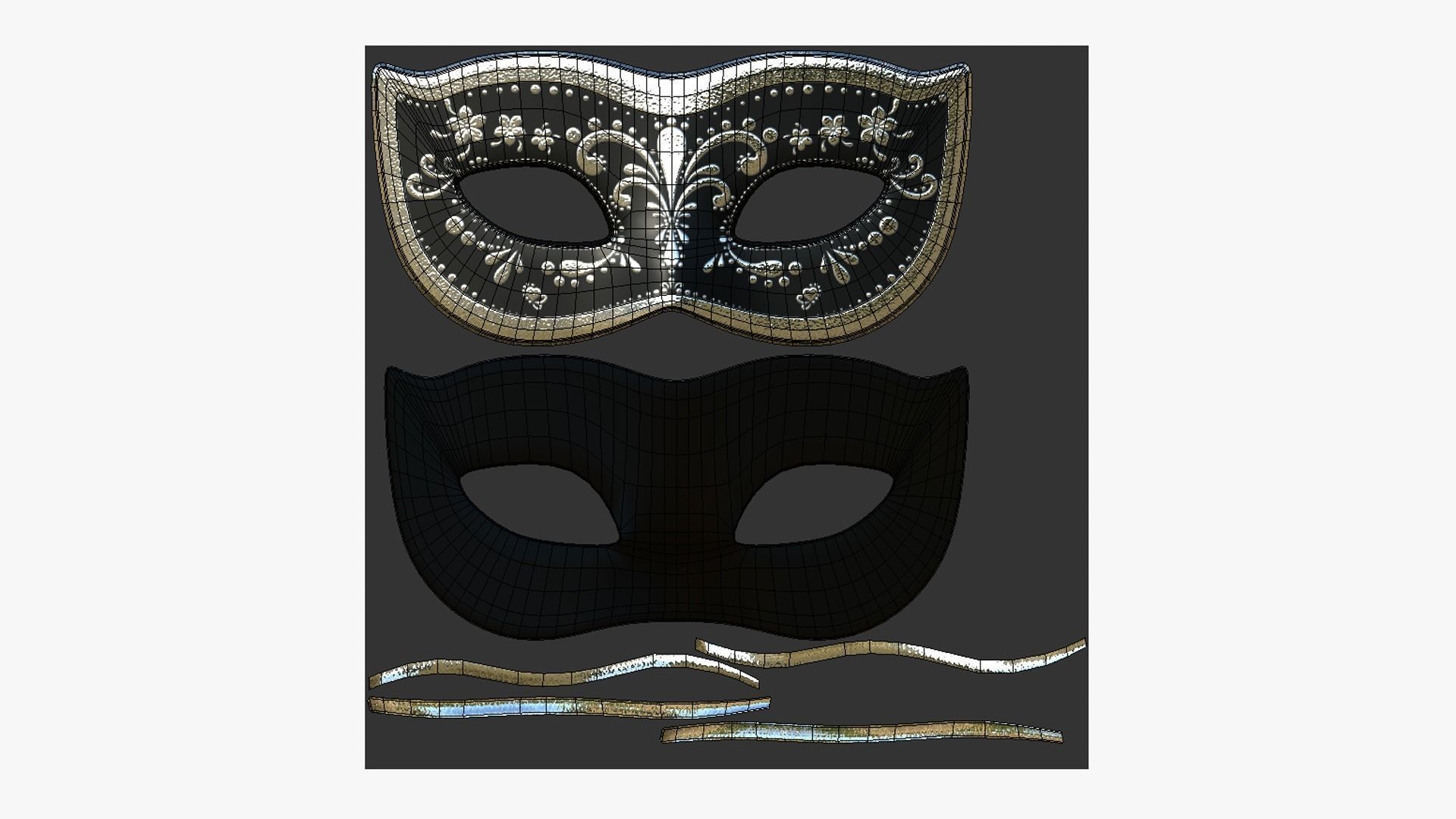 12 Carnival Mask C Collection - Costume Character Design _75