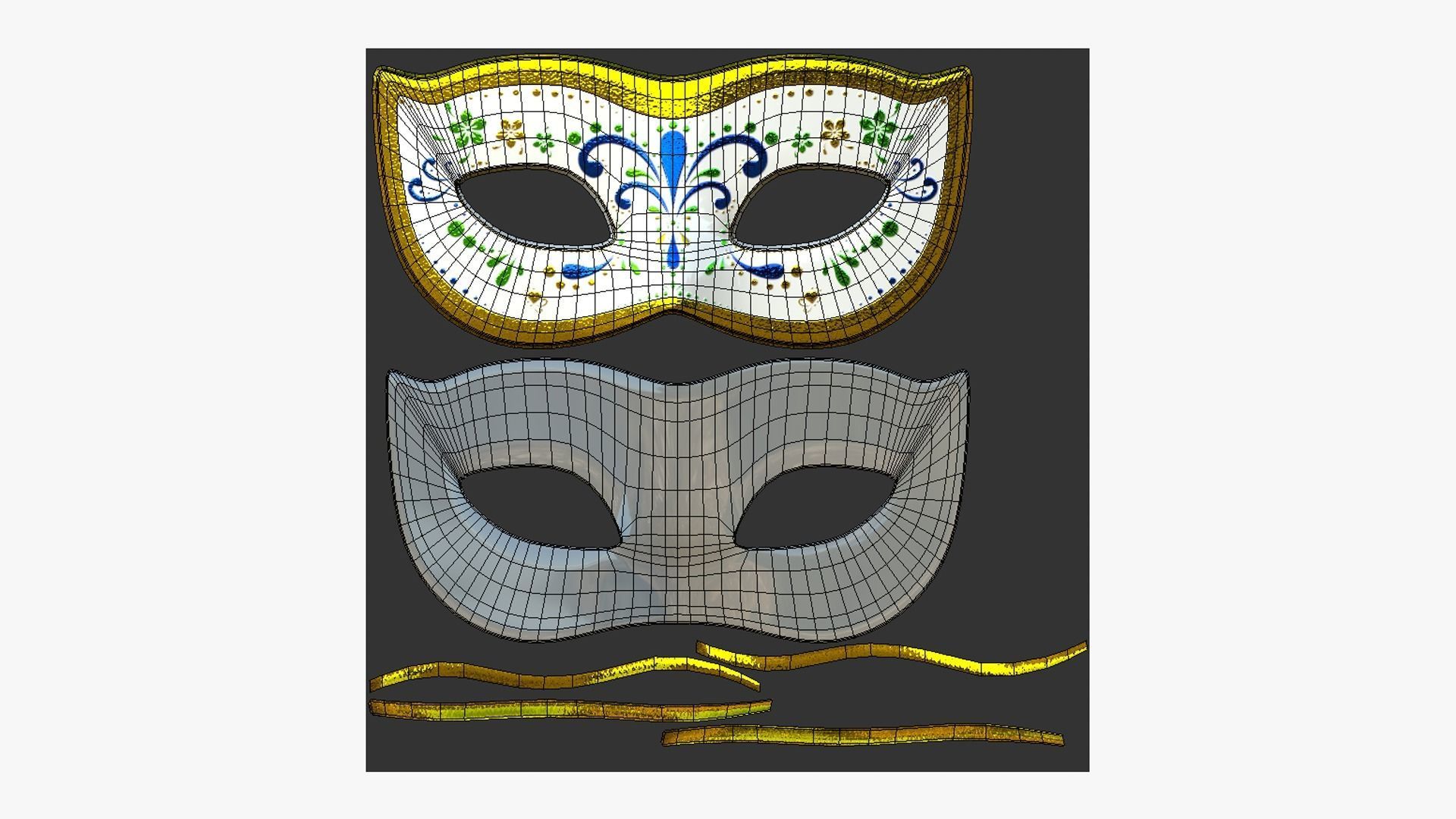 12 Carnival Mask C Collection - Costume Character Design _92