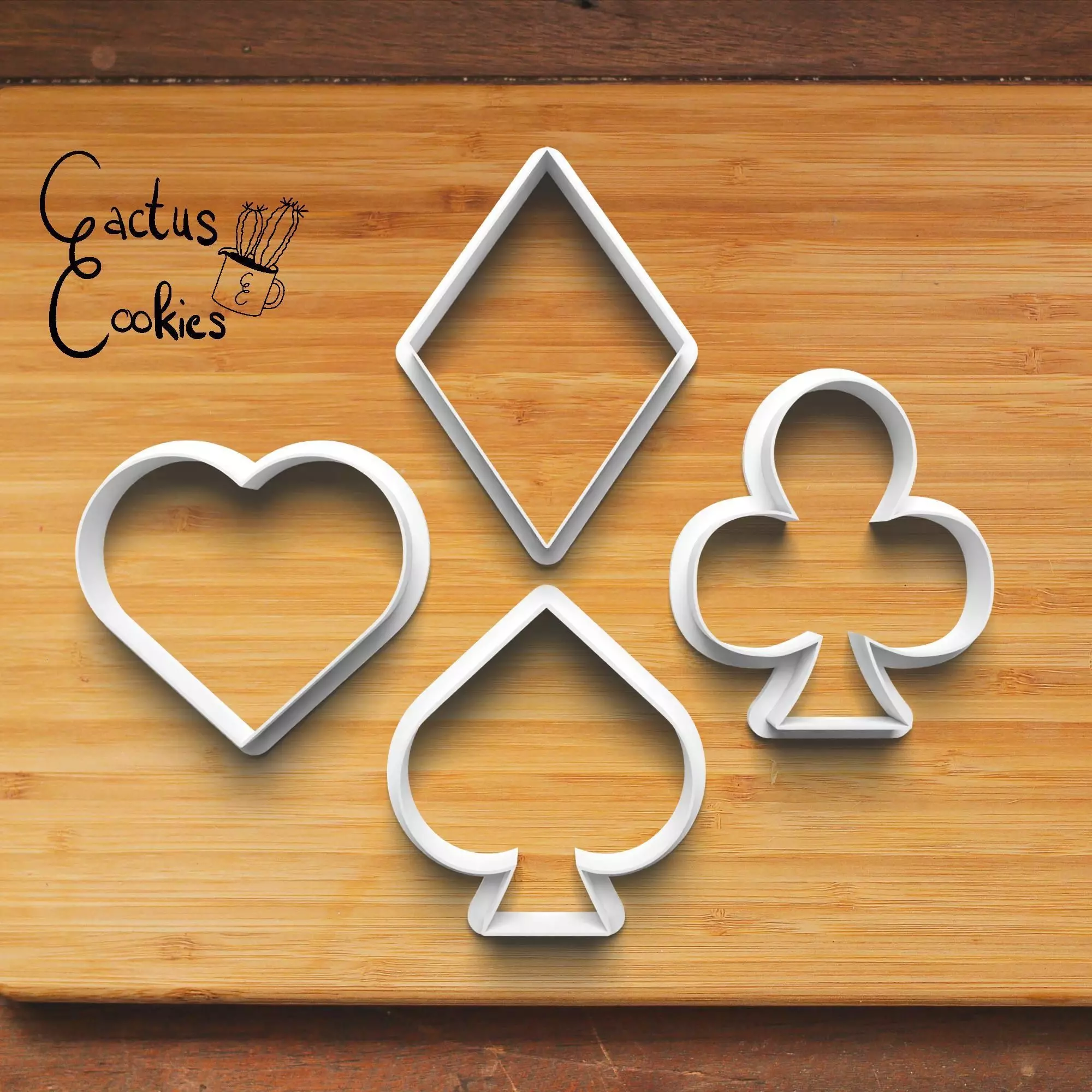 Card Symbols Cookie Cutter Stl File for 3d Printer 0431 3D print model_0