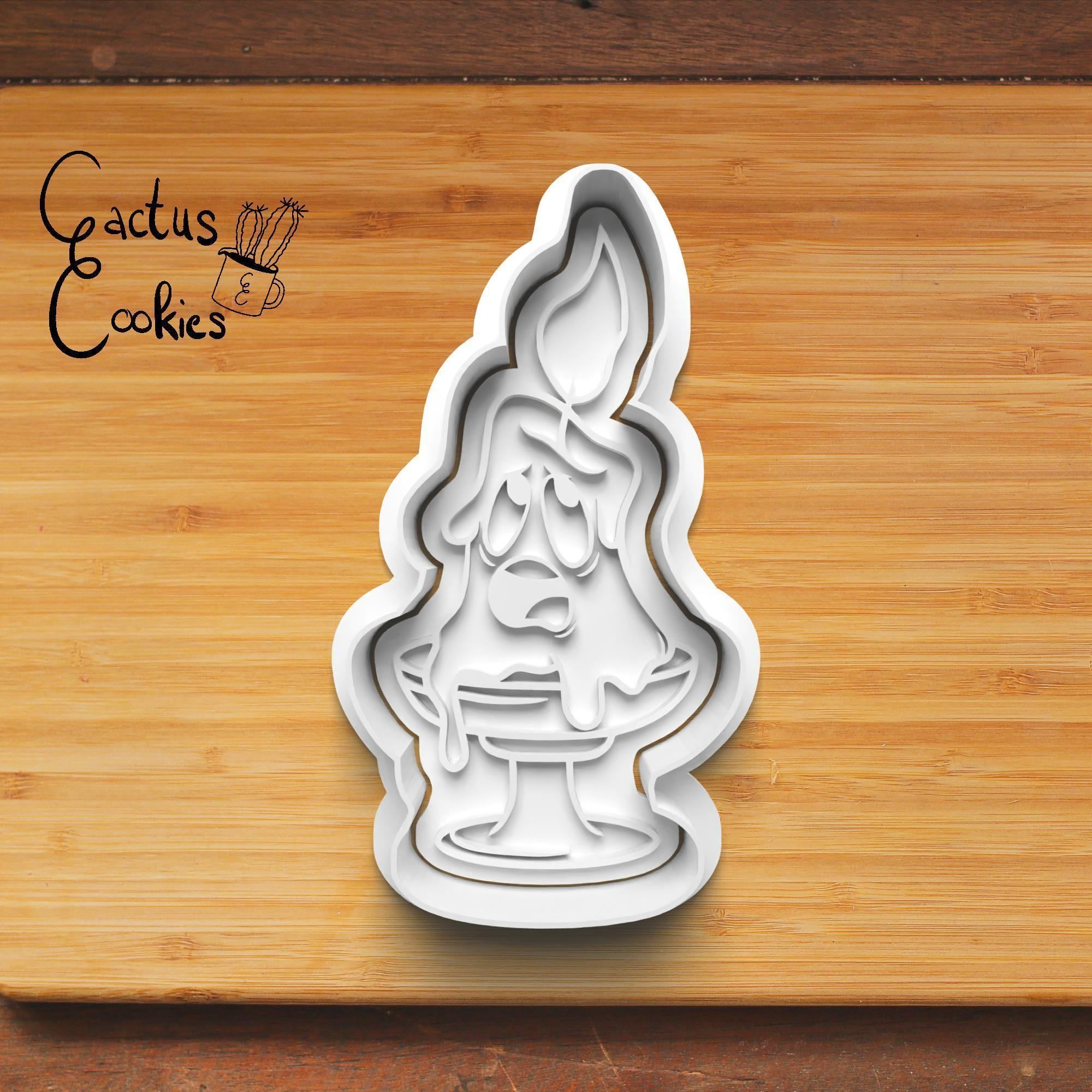 Candles Cookie Cutter Stl File for 3d Printer 0169 3D print model_4