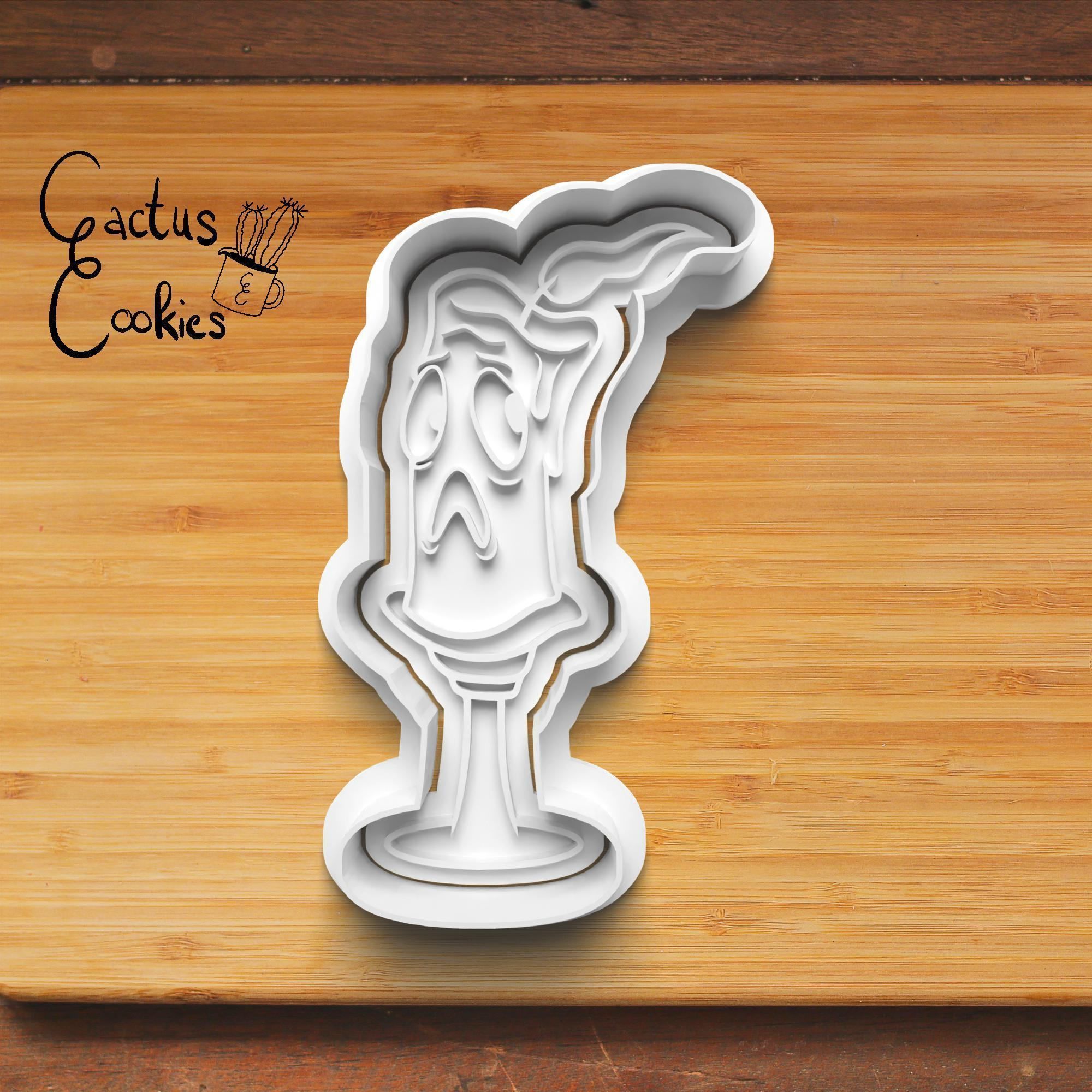 Candles Cookie Cutter Stl File for 3d Printer 0169 3D print model_5
