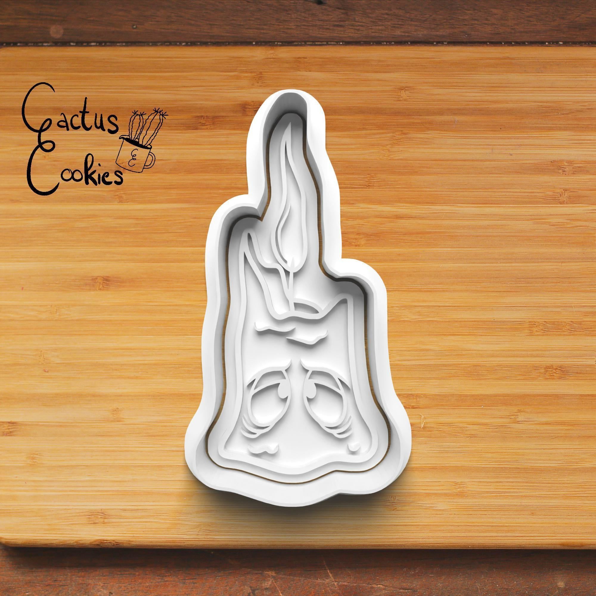 Candles Cookie Cutter Stl File for 3d Printer 0169 3D print model_3