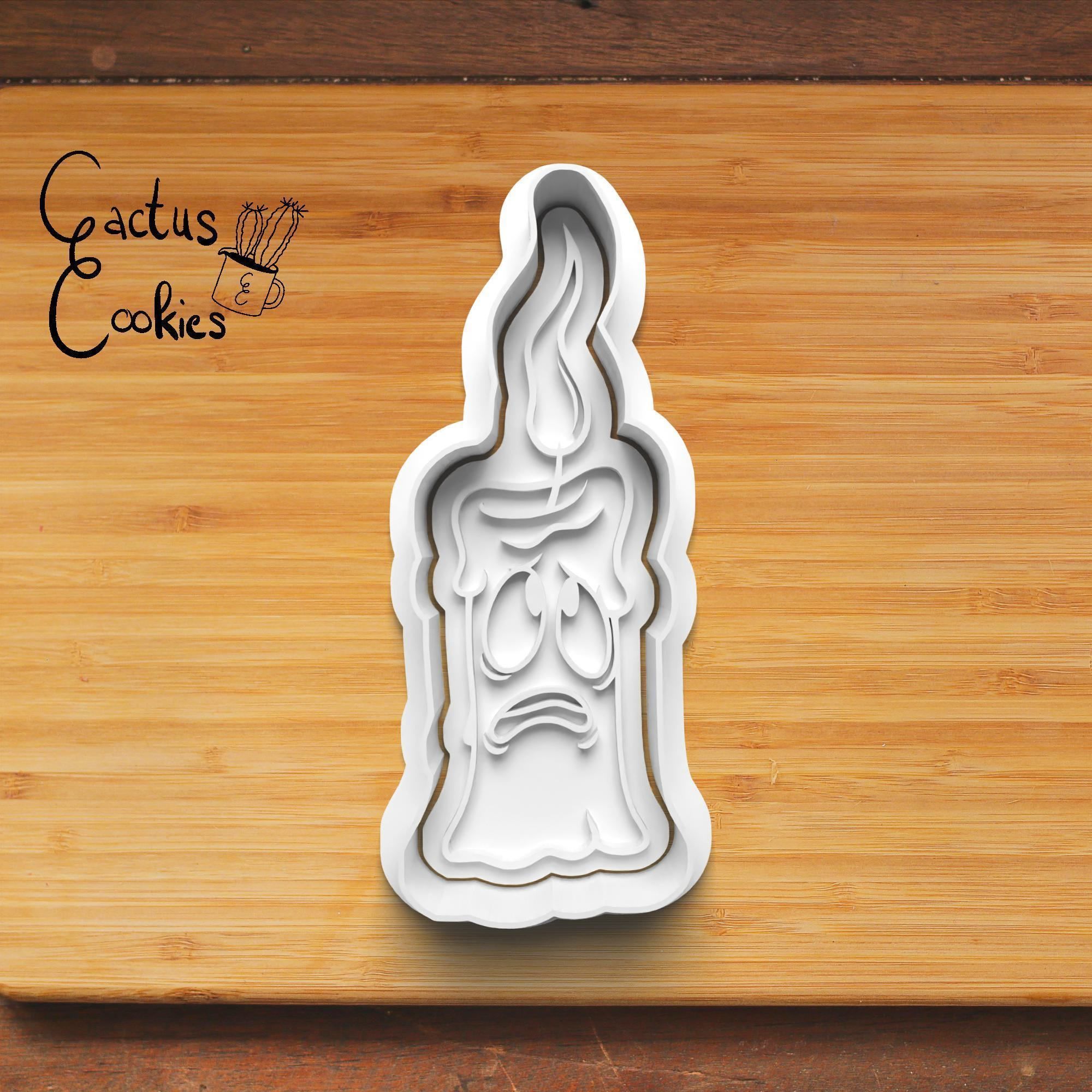 Candles Cookie Cutter Stl File for 3d Printer 0169 3D print model_2