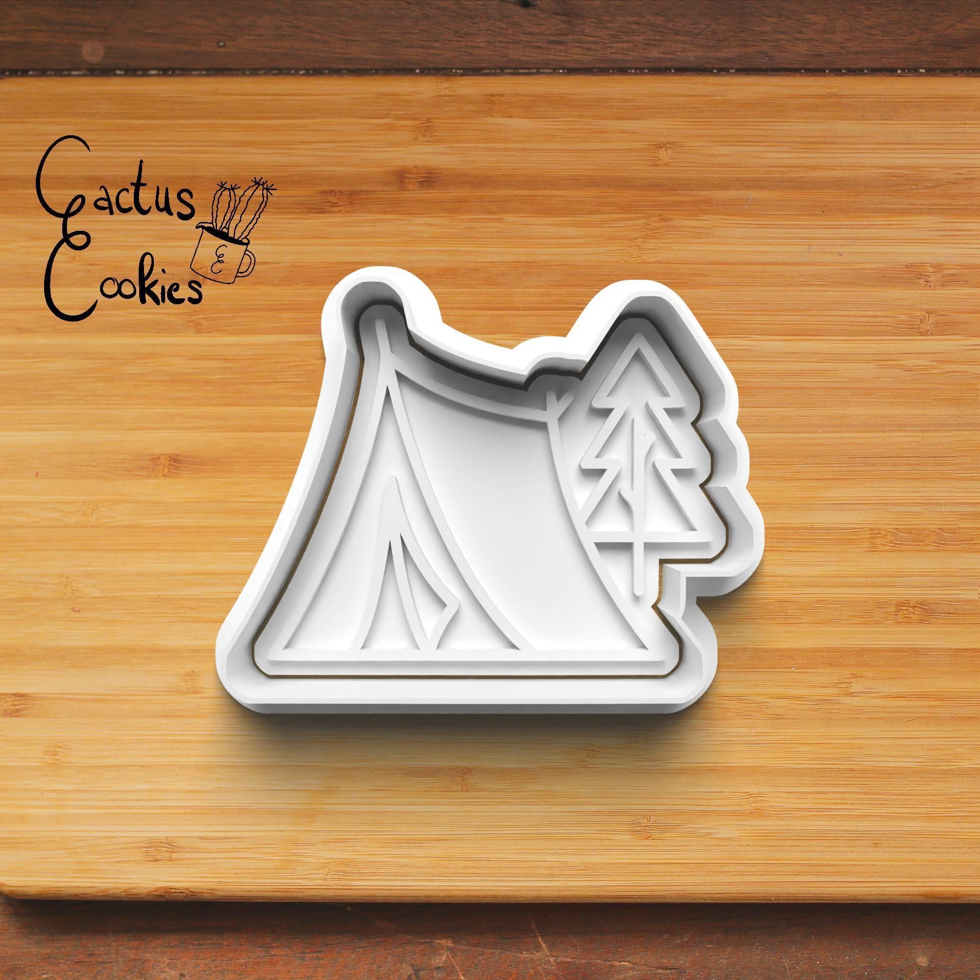Camping Cookie Cutter Stl File for 3d Printer 0320 3D print model_5