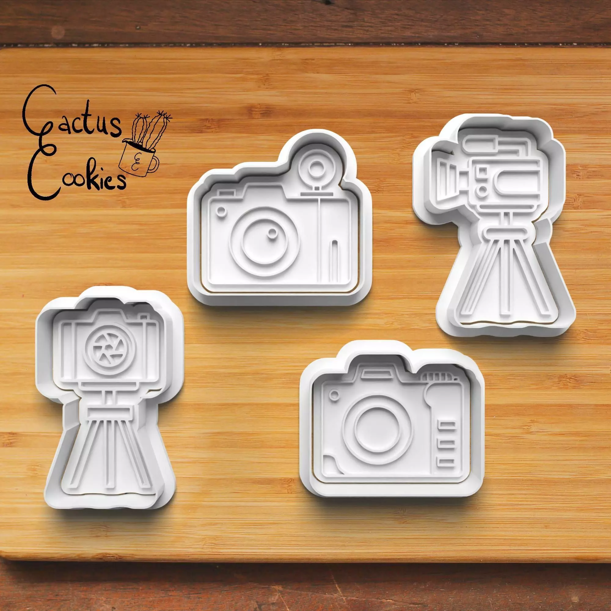 Camera Cookie Cutter Stl File for 3d Printer 0334 3D print model_0