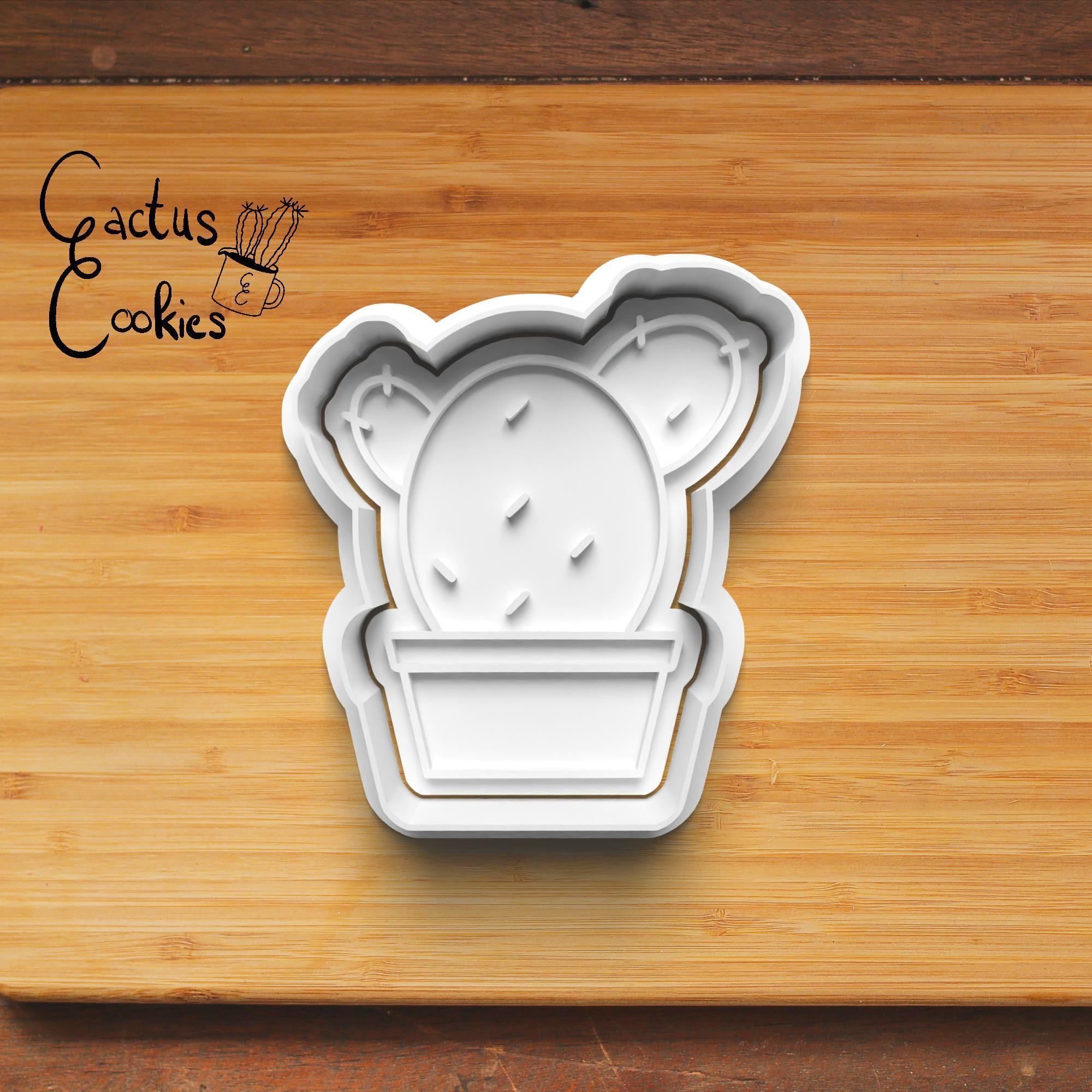 Cacti Home Cookie Cutter Stl File for 3d Printer 0381 3D print model_4