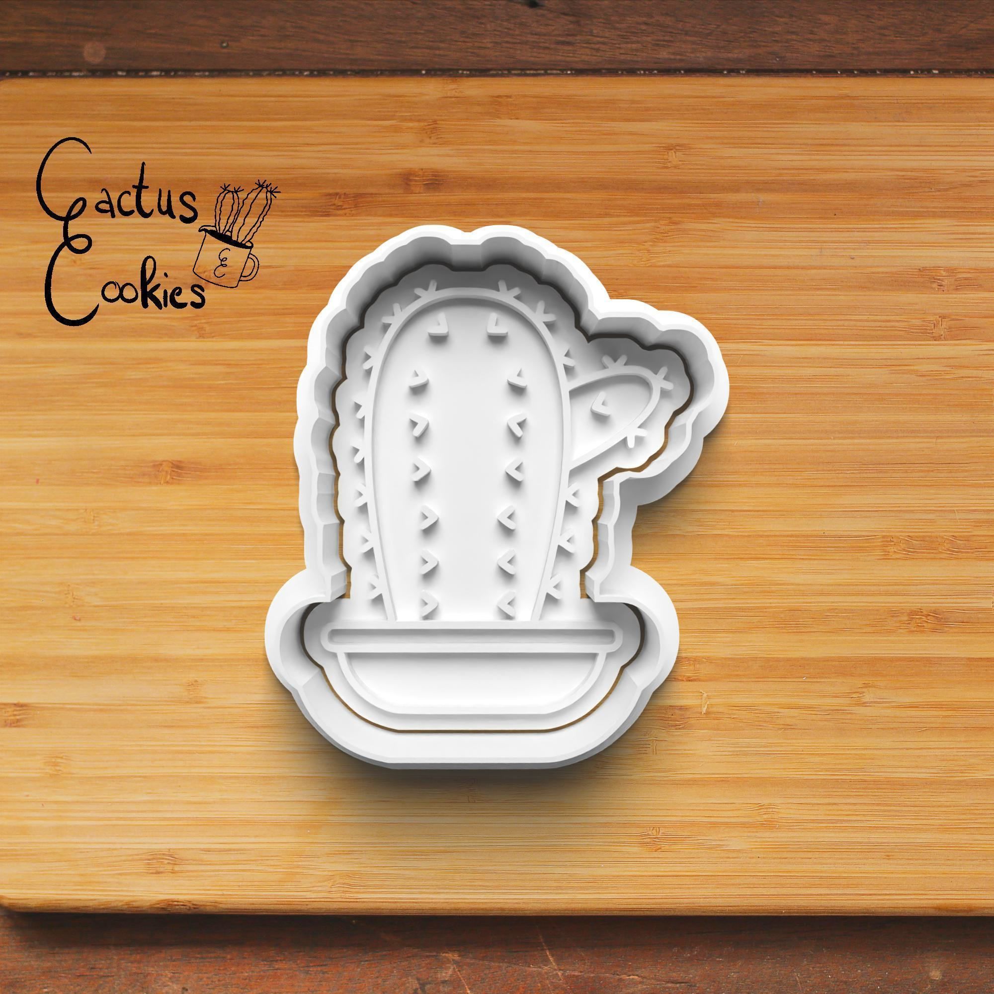 Cacti Home Cookie Cutter Stl File for 3d Printer 0381 3D print model_2