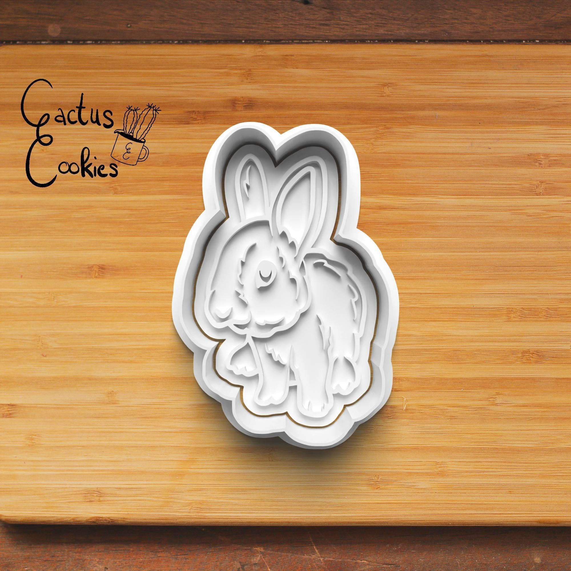 Bunny Cookie Cutter Stl File for 3d Printer 0294 3D print model_5
