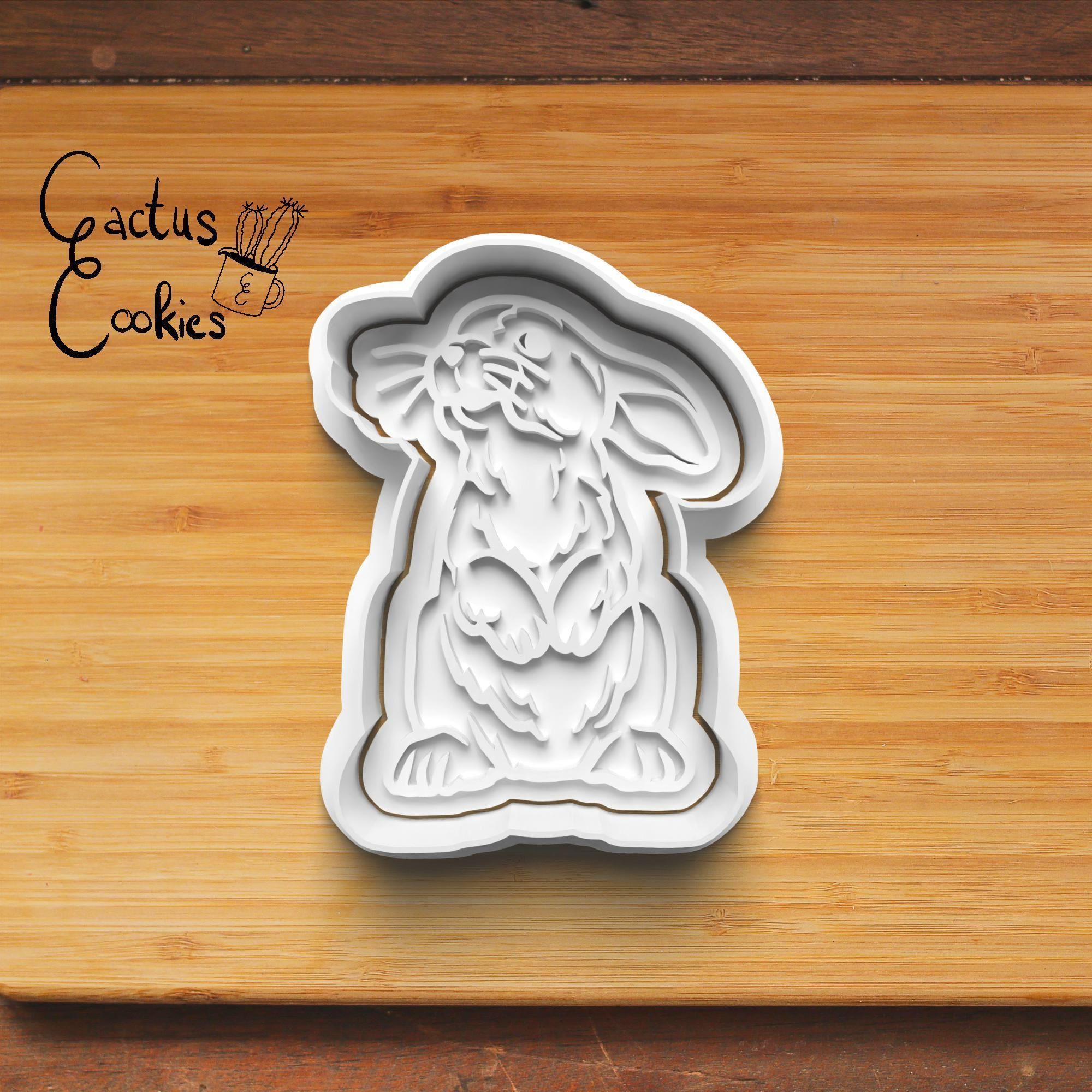 Bunny Cookie Cutter Stl File for 3d Printer 0294 3D print model_3