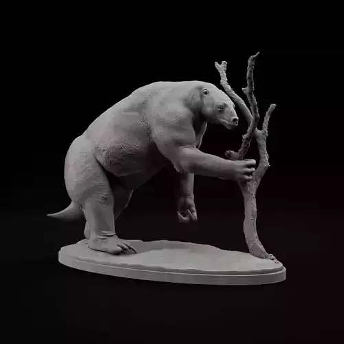 Eremotherium 1-35 scale pre-supported 3D print model