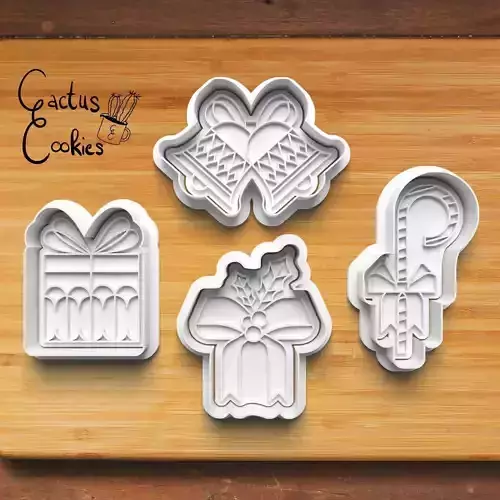 Christmas Cookie Cutter Stl File for 3d Printer 0456 3D print model Christmas Cookie Cutter Stl File for 3d Printer 0456 3D print model