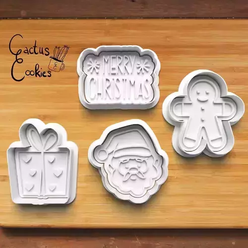 Christmas Cookie Cutter Stl File for 3d Printer 0419 3D print model