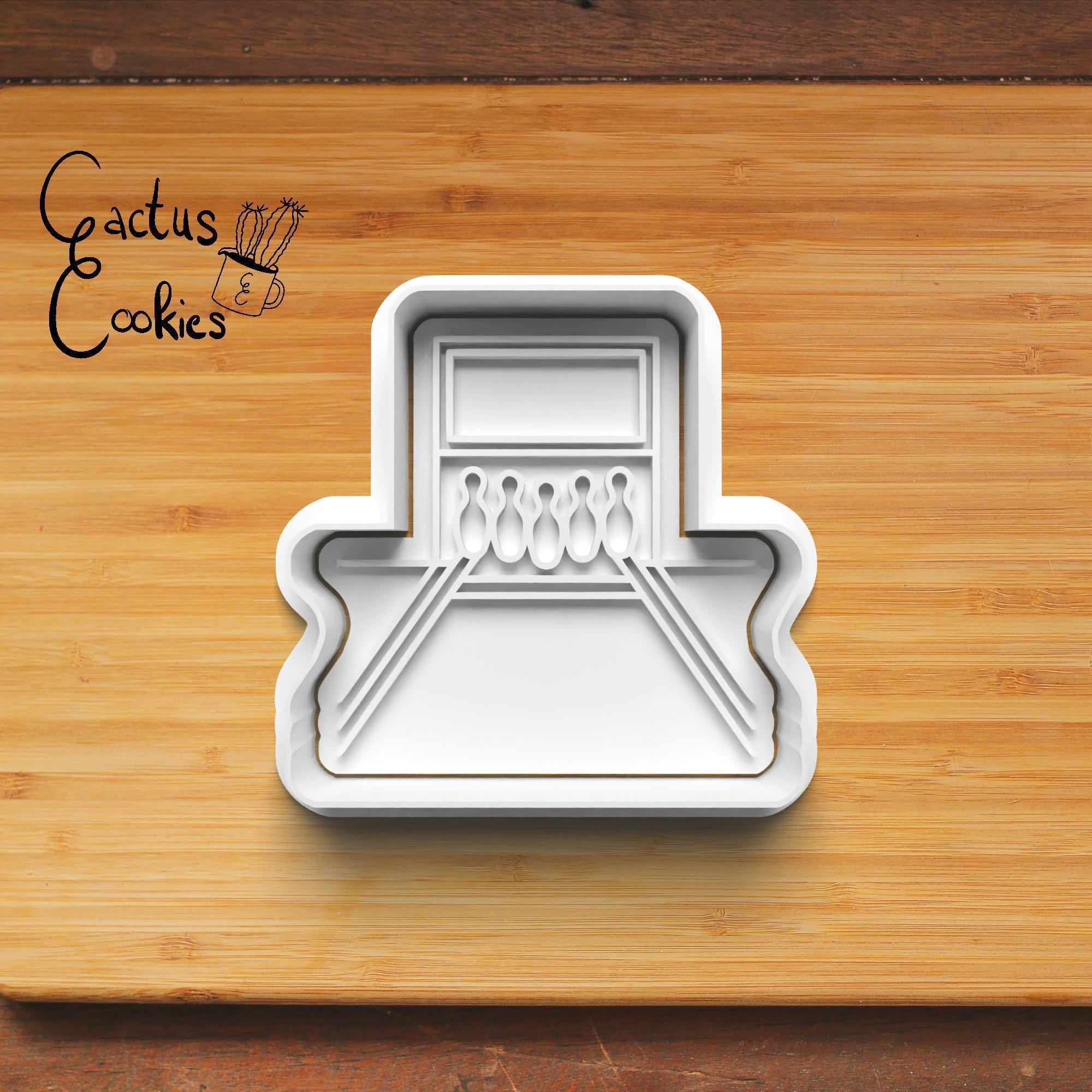 Bowling Cookie Cutter Stl File for 3d Printer 0372 3D print model_5