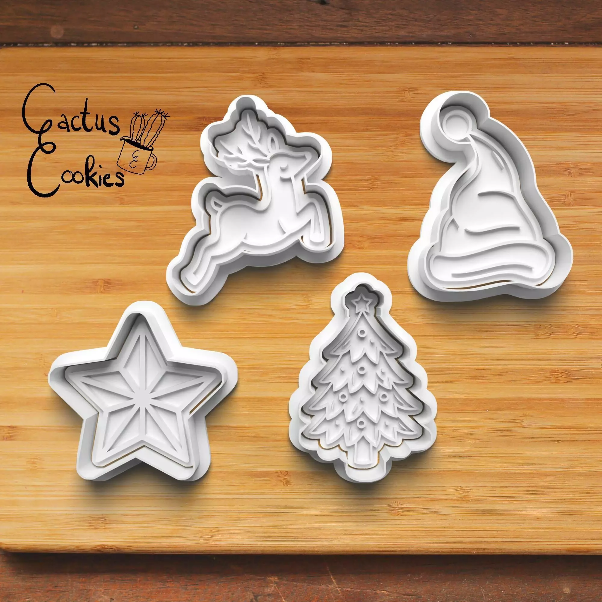 Christmas Cookie Cutter Stl File for 3d Printer 0165 3D print model_0