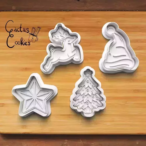Christmas Cookie Cutter Stl File for 3d Printer 0165 3D print model Christmas Cookie Cutter Stl File for 3d Printer 0165 3D print model