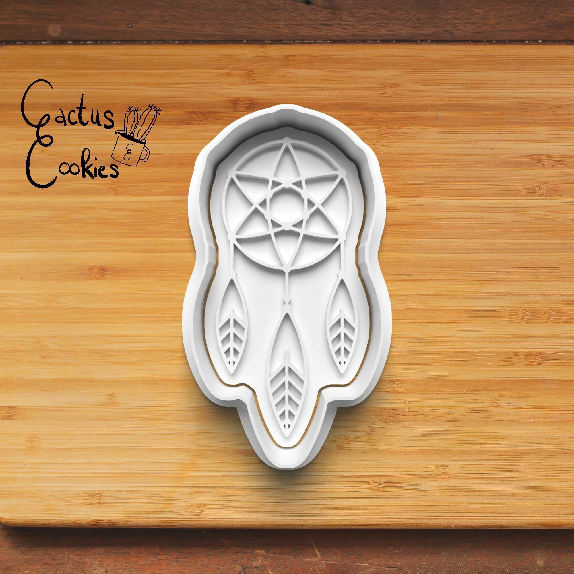 Boho Cookie Cutter Stl File for 3d Printer 0379 3D print model_3