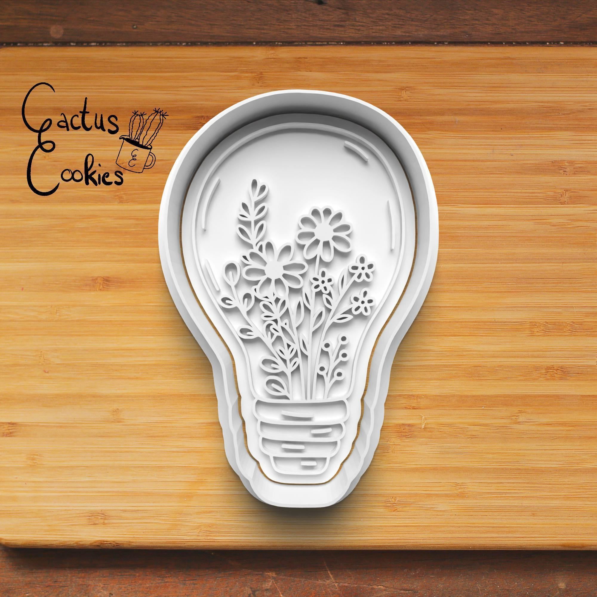 Blooming Cookie Cutter Stl File for 3d Printer 0221 3D print model_2